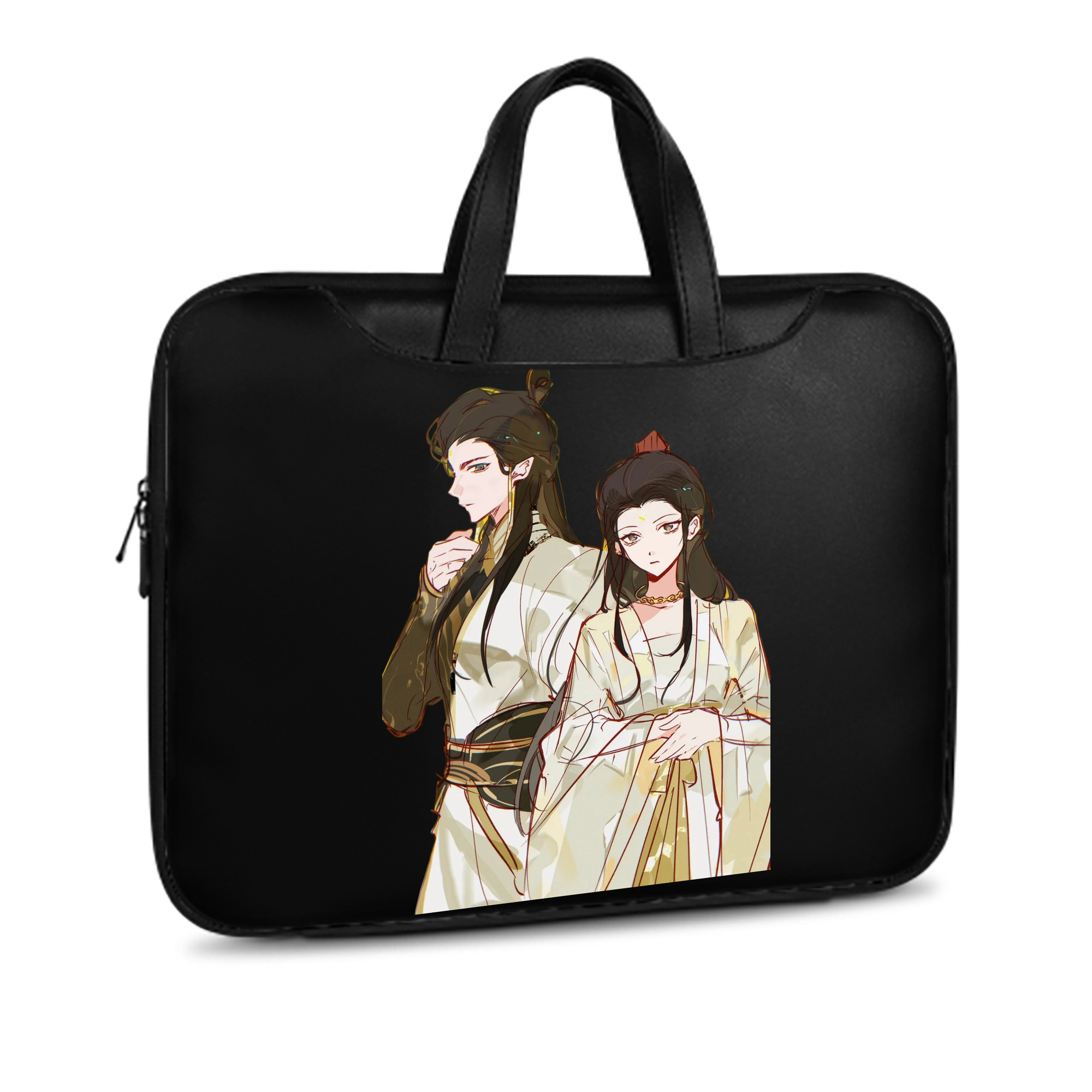 （画像用） Ne Zha 2 ナタ 魔童の大暴れ レザーラップトップバッグ　ノートパソコンケース