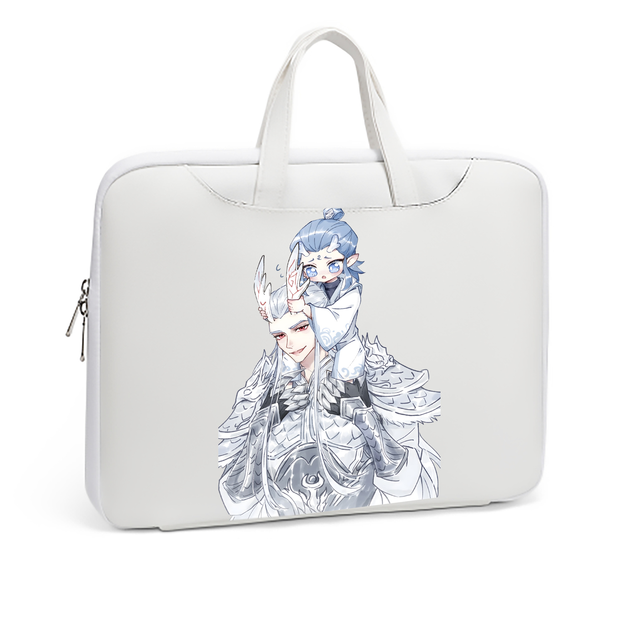 （画像用） Ne Zha 2 ナタ 魔童の大暴れ レザーラップトップバッグ　ノートパソコンケース