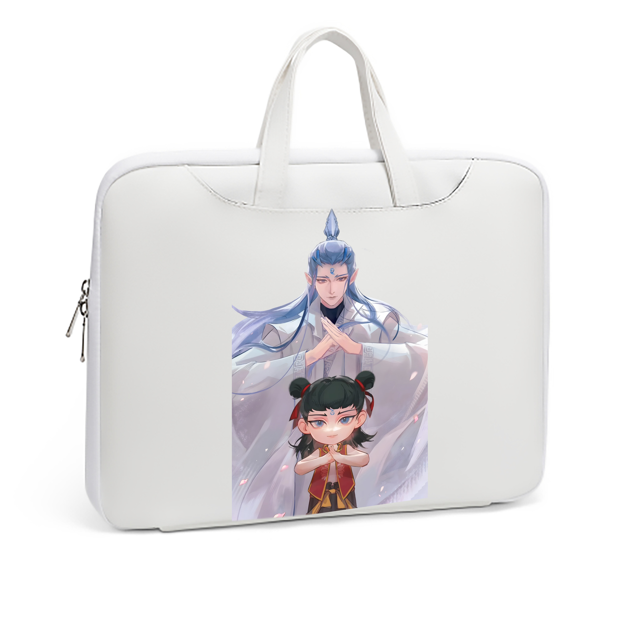 （画像用） Ne Zha 2 ナタ 魔童の大暴れ レザーラップトップバッグ　ノートパソコンケース