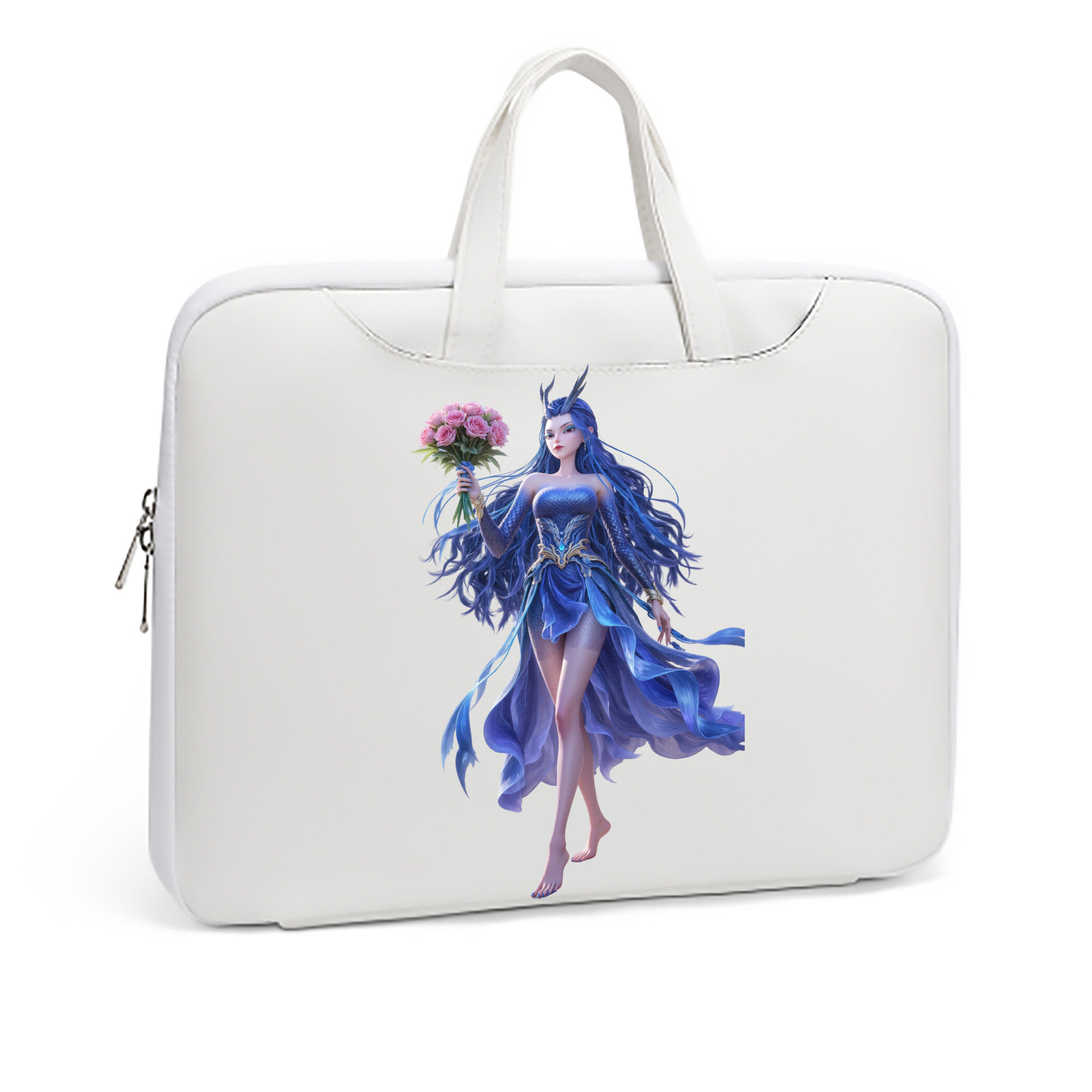 （画像用） Ne Zha 2 ナタ 魔童の大暴れ レザーラップトップバッグ　ノートパソコンケース