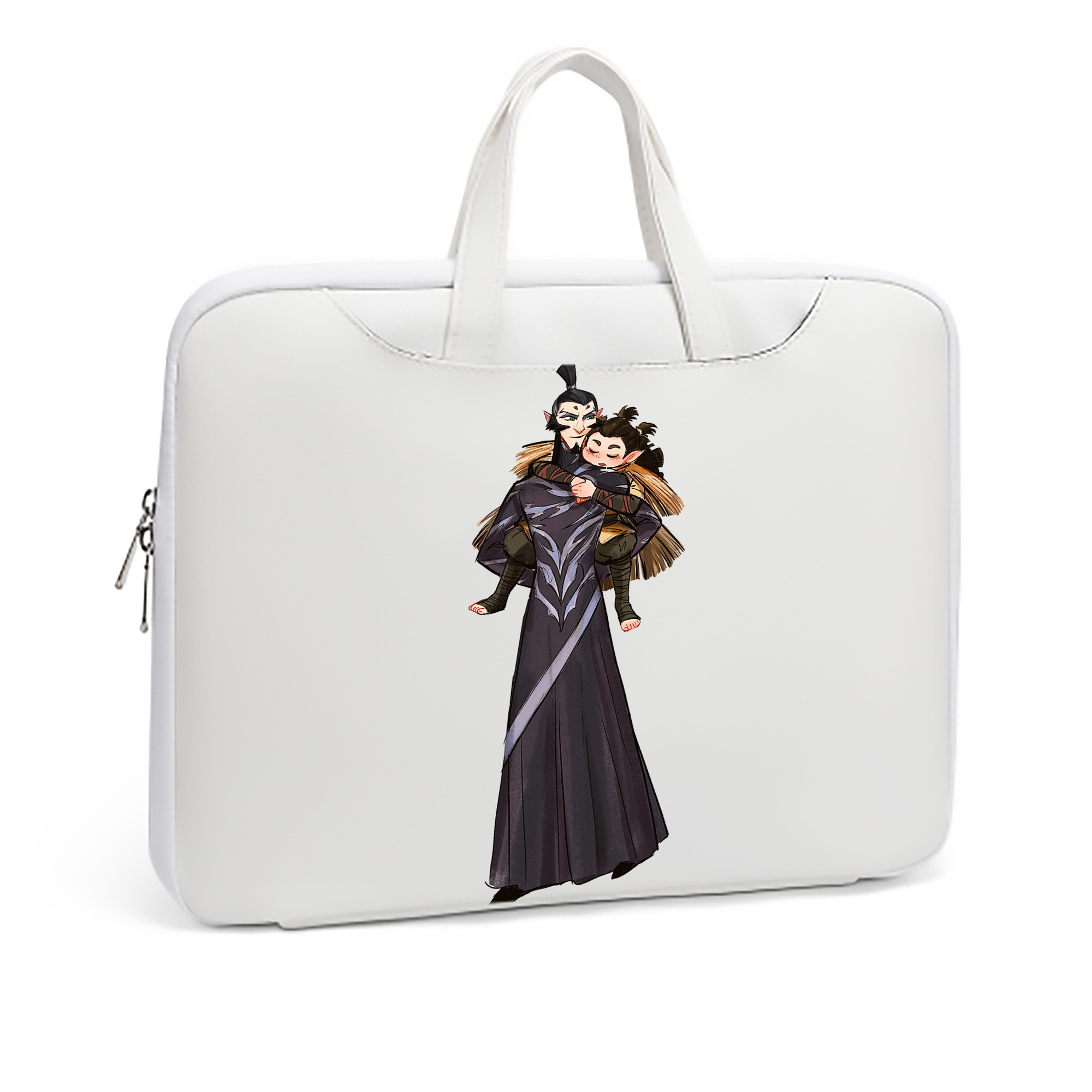 （画像用） Ne Zha 2 ナタ 魔童の大暴れ レザーラップトップバッグ　ノートパソコンケース
