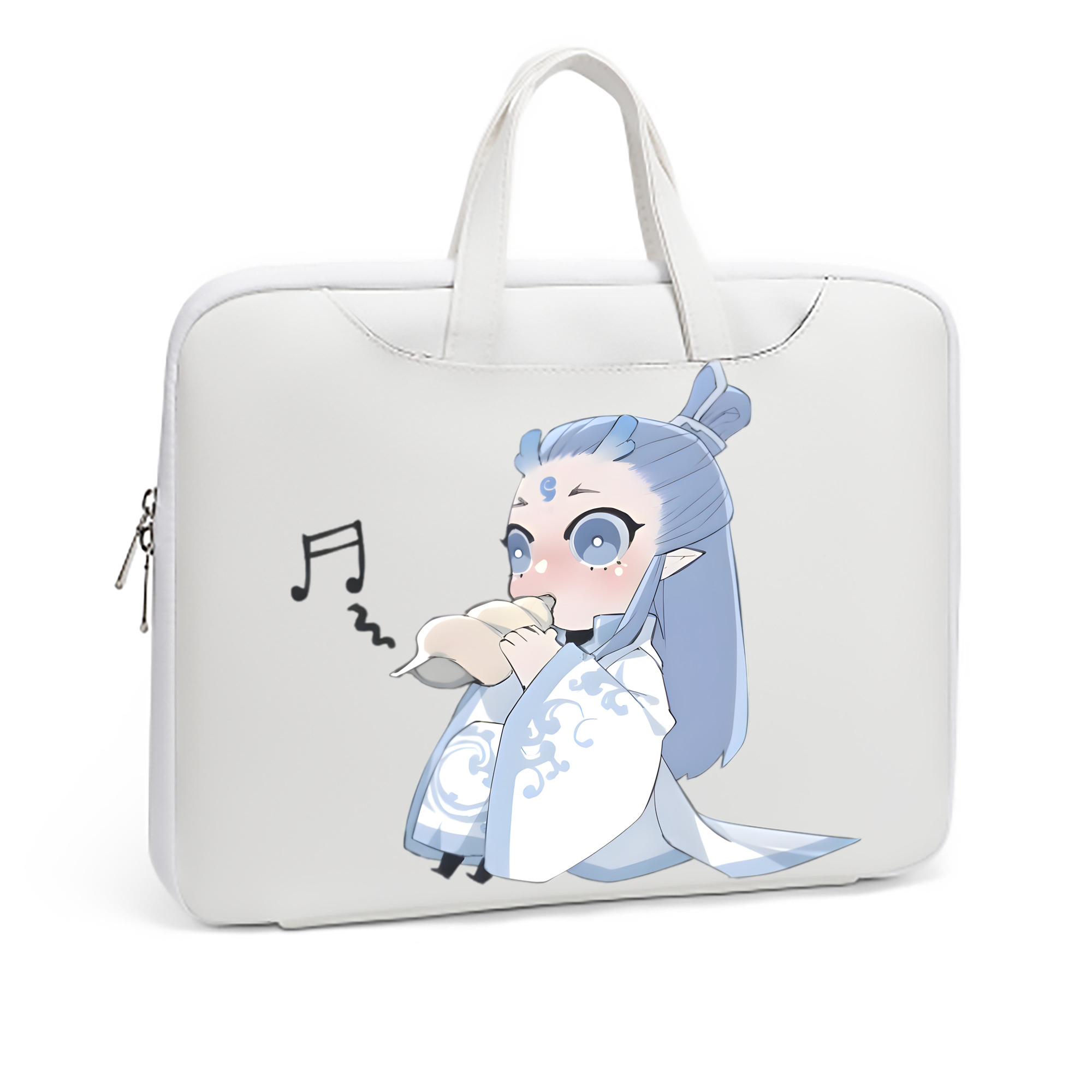 （画像用） Ne Zha 2 ナタ 魔童の大暴れ レザーラップトップバッグ　ノートパソコンケース