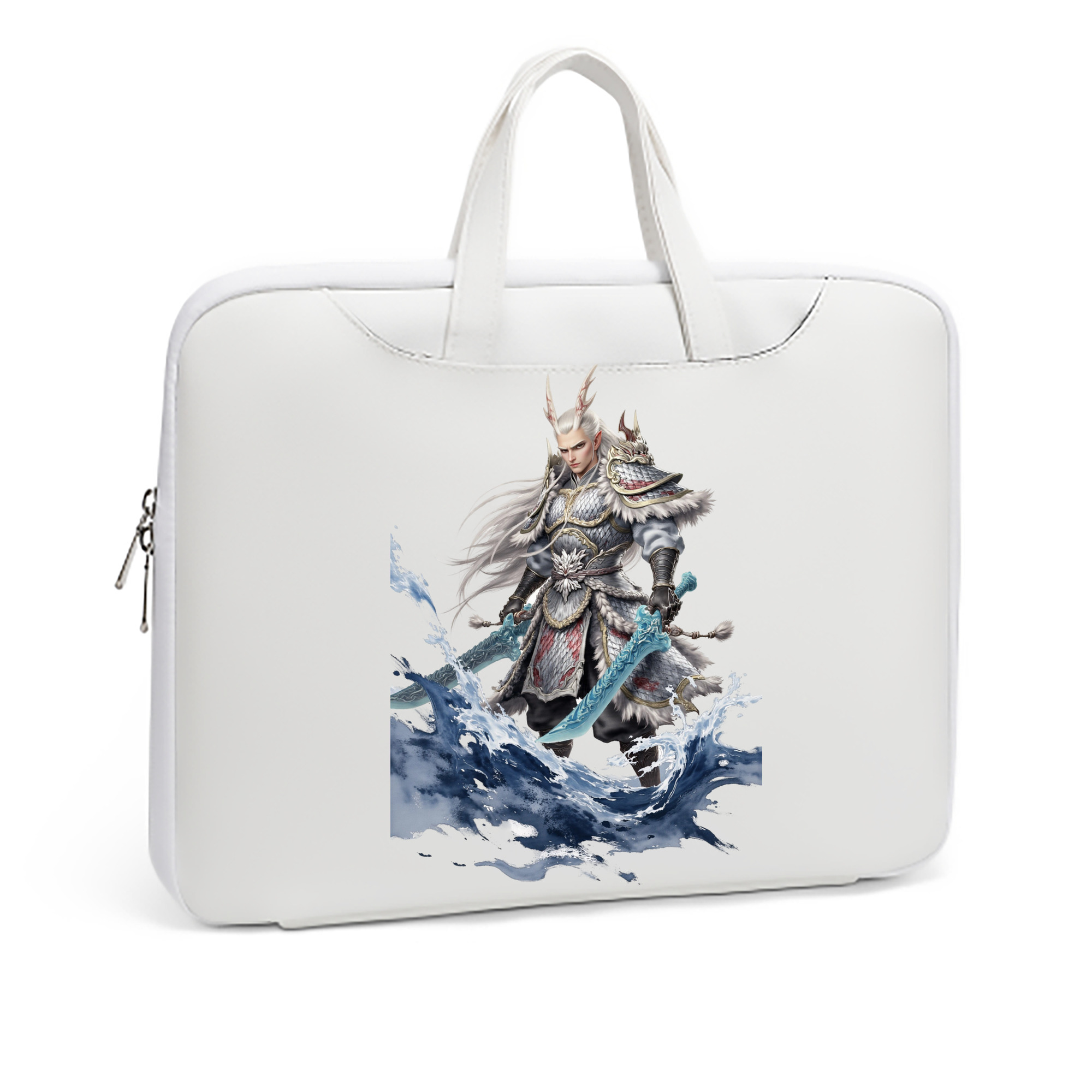 （画像用） Ne Zha 2 ナタ 魔童の大暴れ レザーラップトップバッグ　ノートパソコンケース