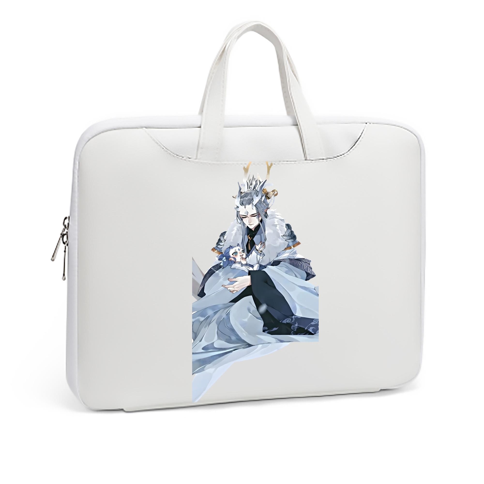 （画像用） Ne Zha 2 ナタ 魔童の大暴れ レザーラップトップバッグ　ノートパソコンケース