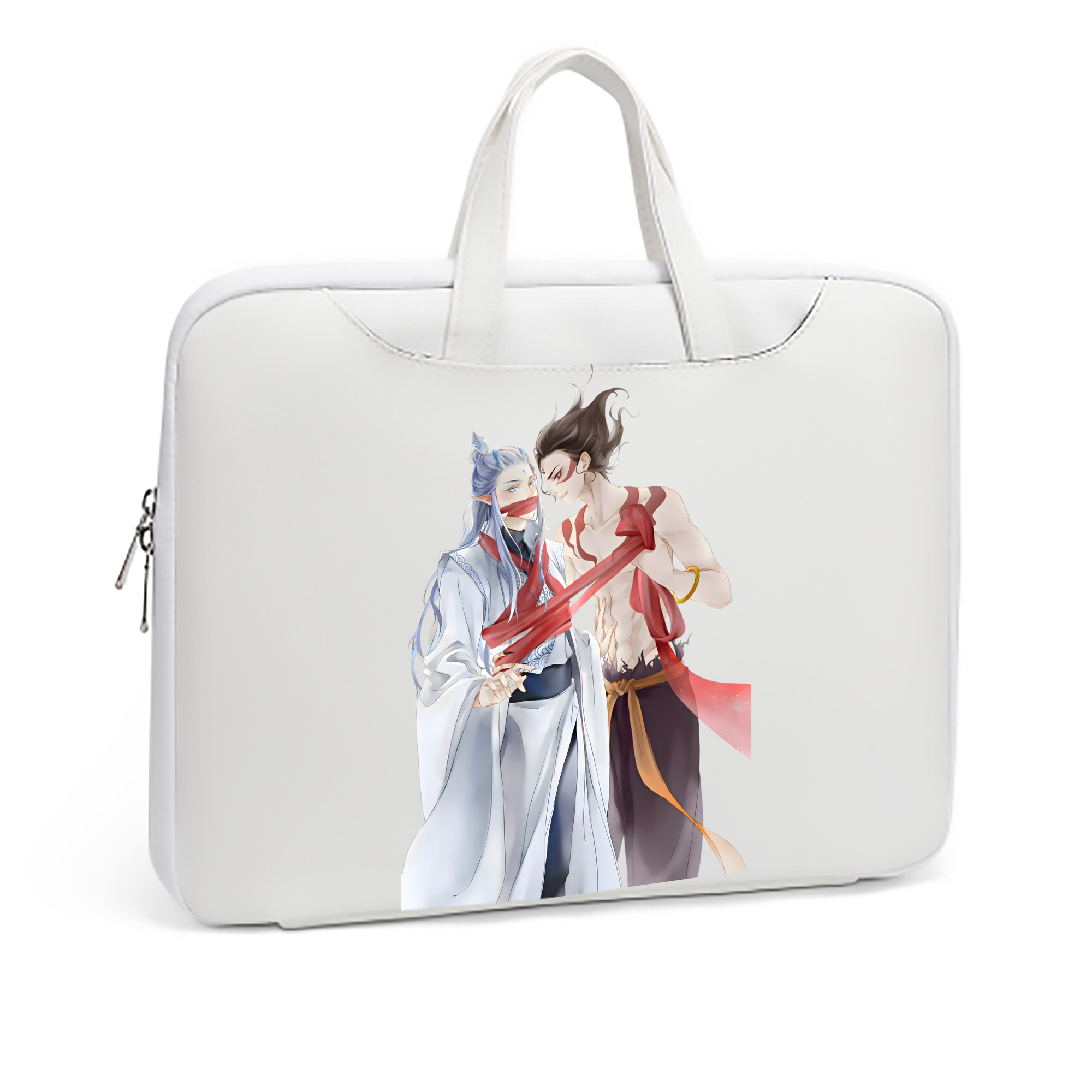 （画像用） Ne Zha 2 ナタ 魔童の大暴れ レザーラップトップバッグ　ノートパソコンケース