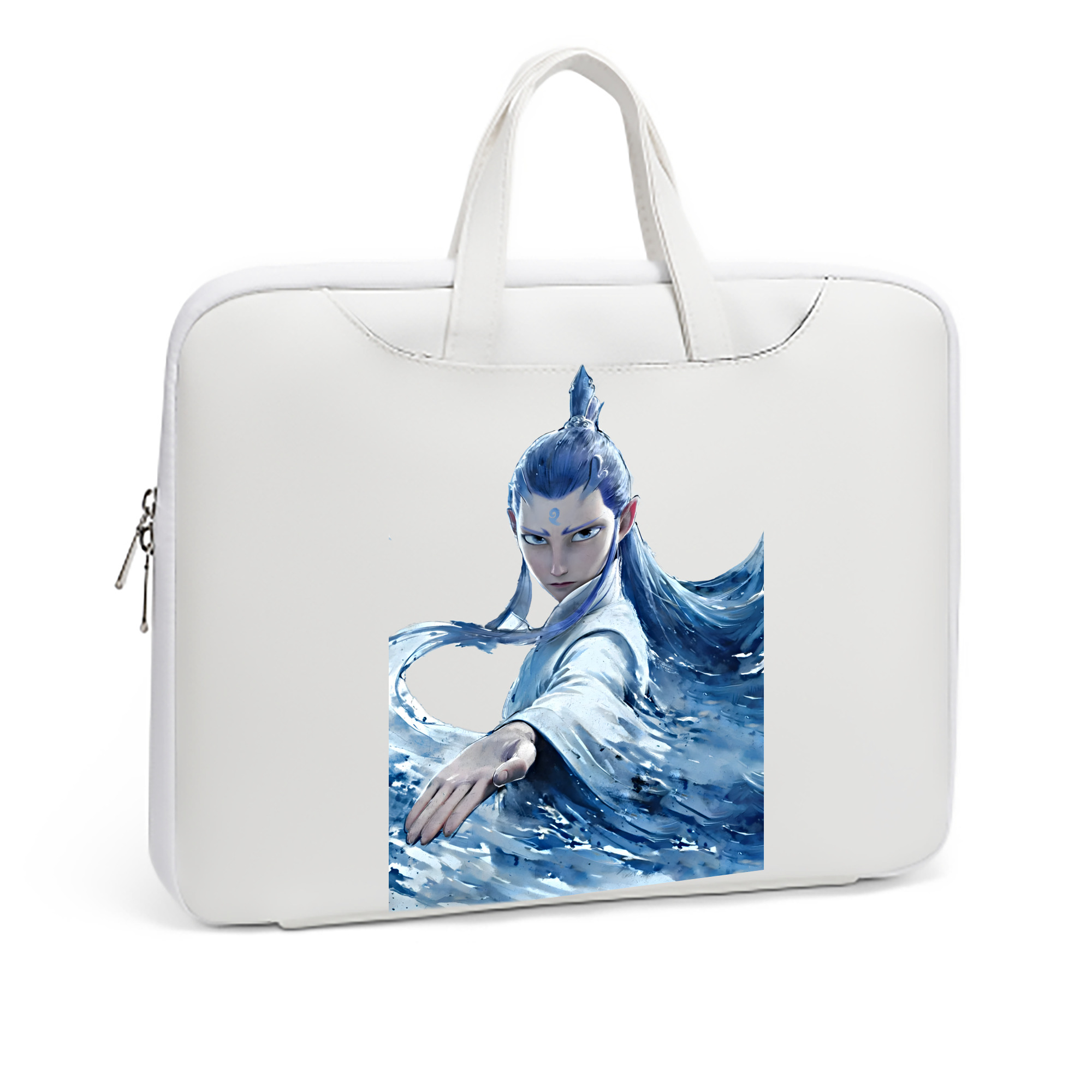 （画像用） Ne Zha 2 ナタ 魔童の大暴れ レザーラップトップバッグ　ノートパソコンケース