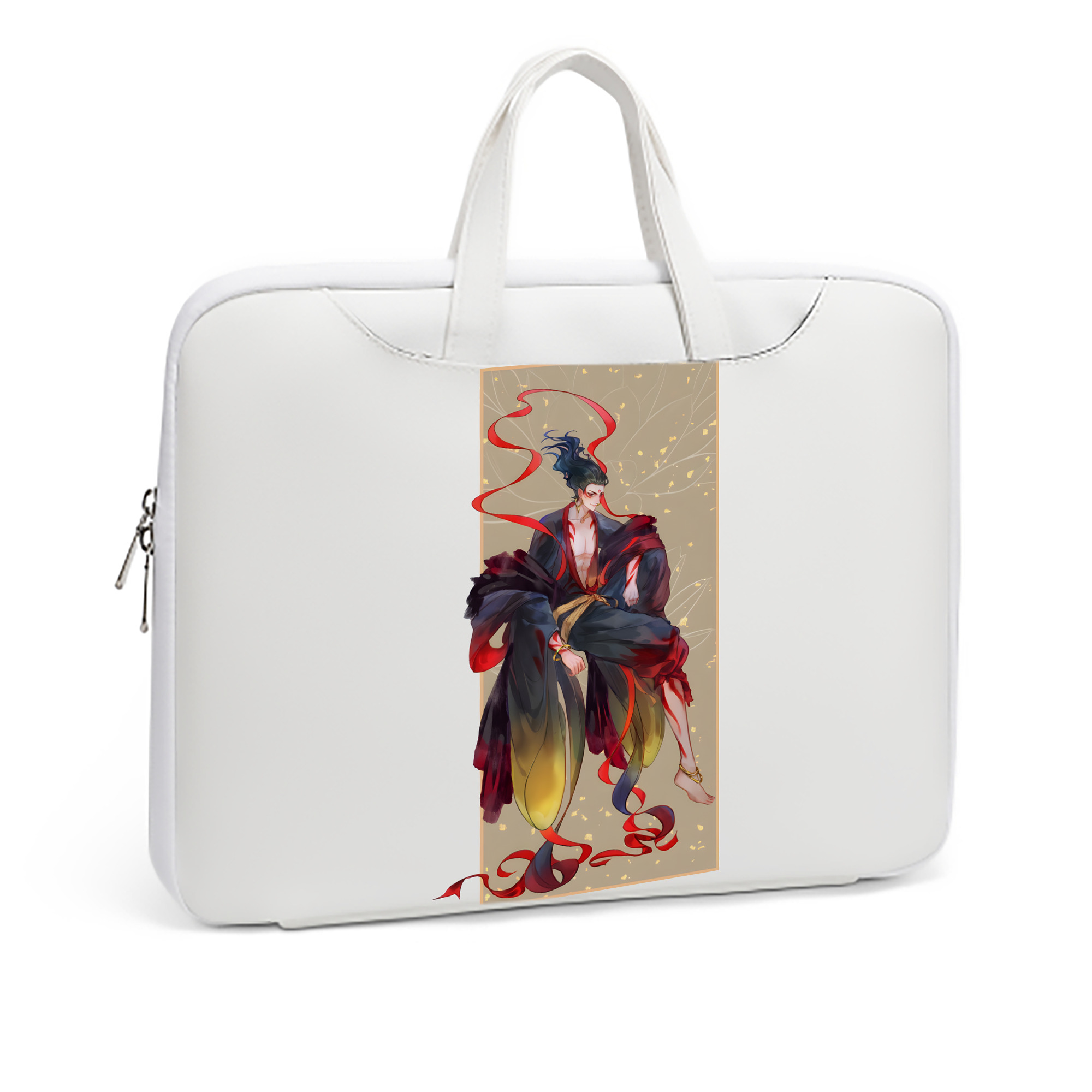 （画像用） Ne Zha 2 ナタ 魔童の大暴れ レザーラップトップバッグ　ノートパソコンケース