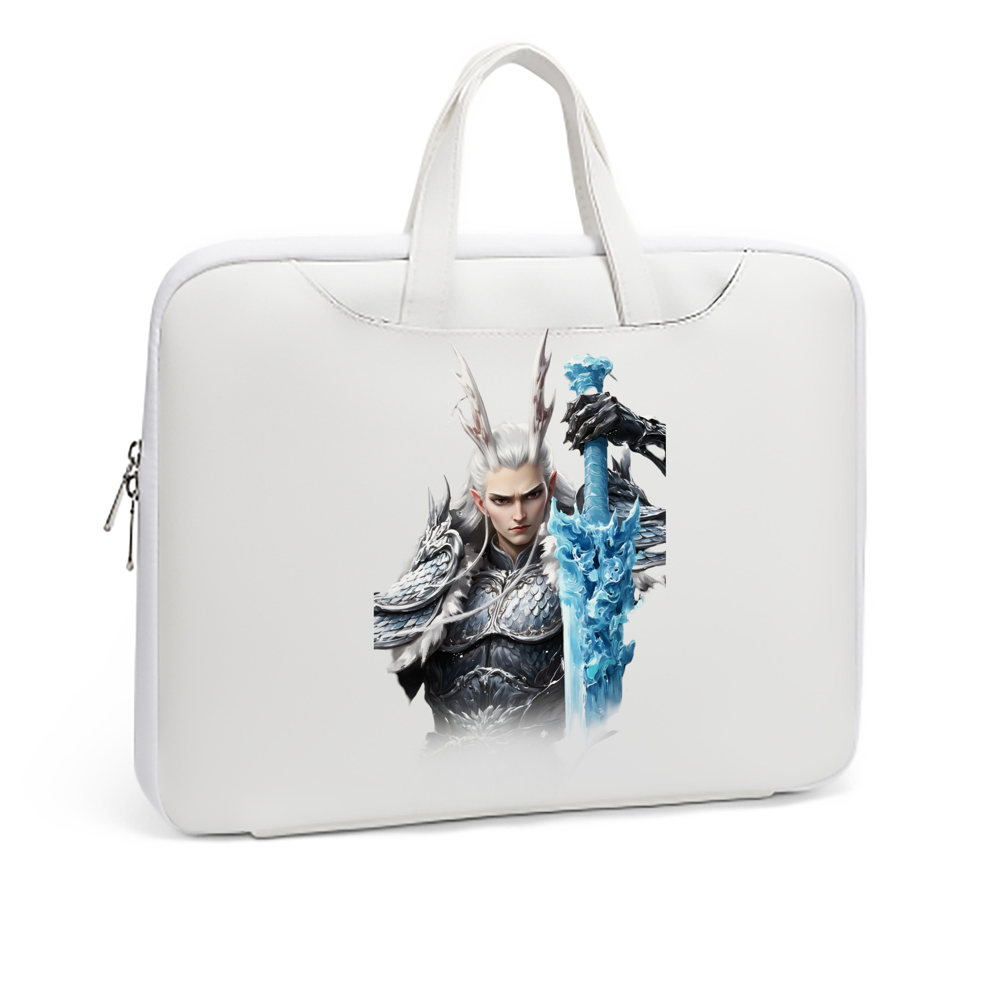 （画像用） Ne Zha 2 ナタ 魔童の大暴れ レザーラップトップバッグ　ノートパソコンケース