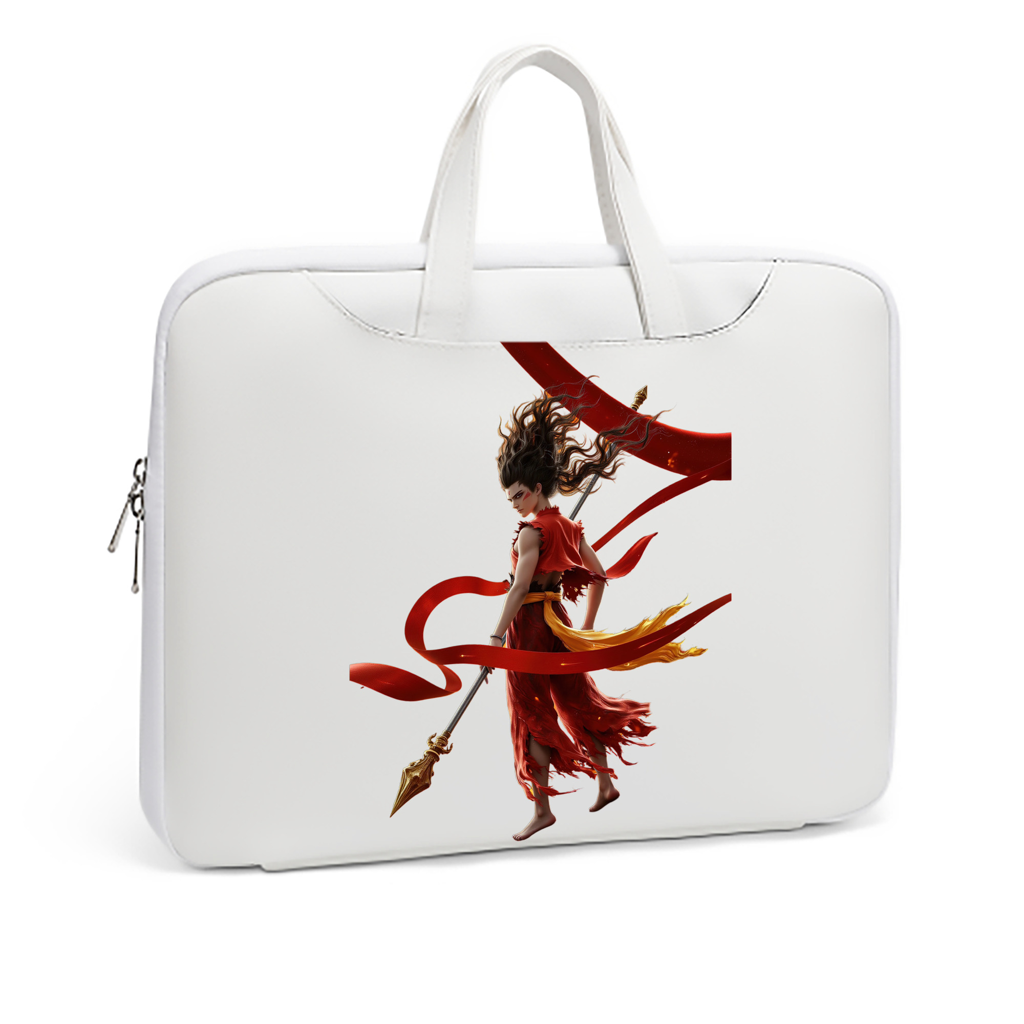 （画像用） Ne Zha 2 ナタ 魔童の大暴れ レザーラップトップバッグ　ノートパソコンケース