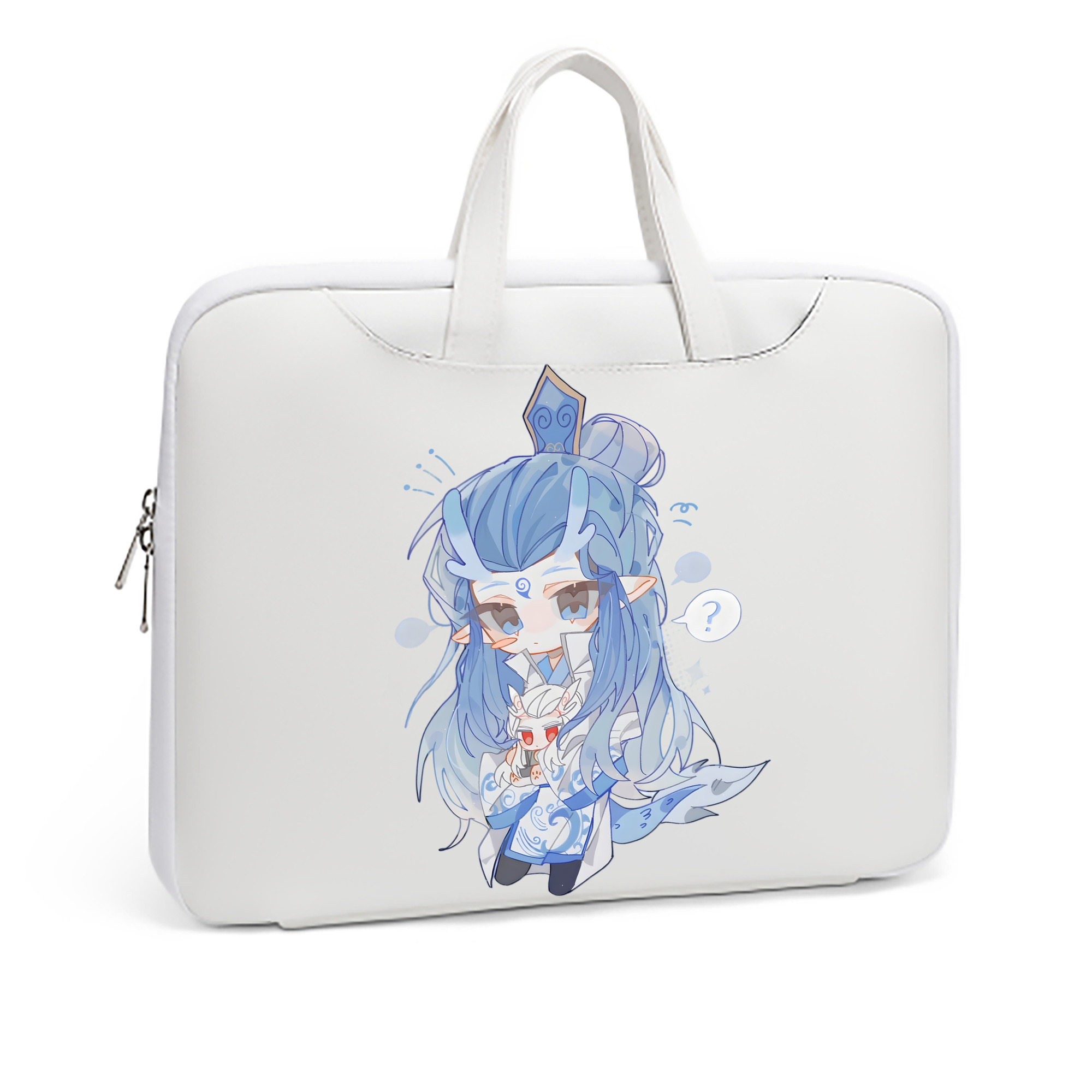 （画像用） Ne Zha 2 ナタ 魔童の大暴れ レザーラップトップバッグ　ノートパソコンケース