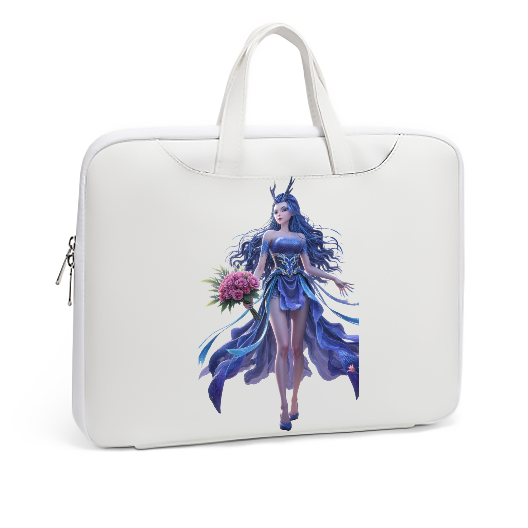 （画像用） Ne Zha 2 ナタ 魔童の大暴れ レザーラップトップバッグ　ノートパソコンケース