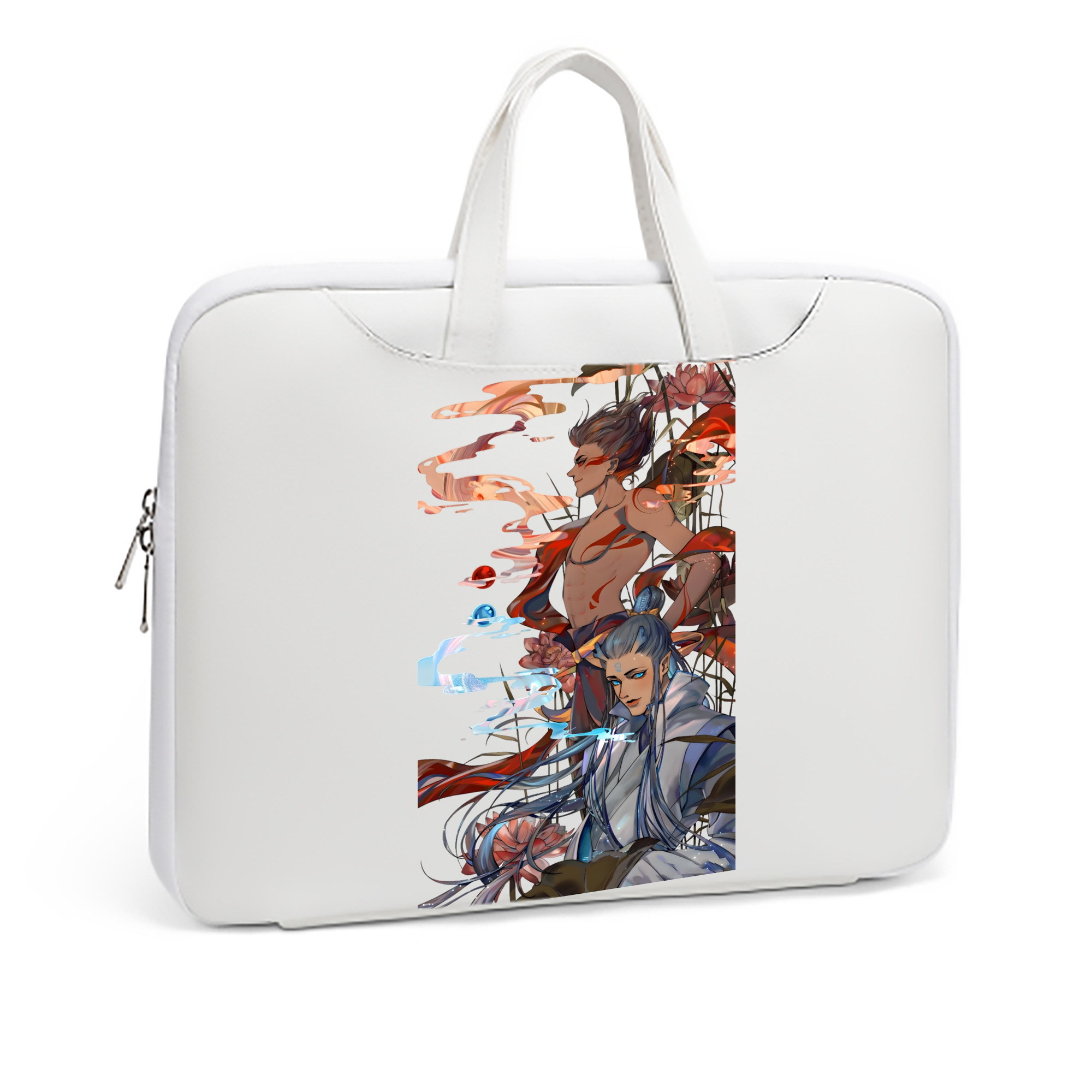 （画像用） Ne Zha 2 ナタ 魔童の大暴れ レザーラップトップバッグ　ノートパソコンケース