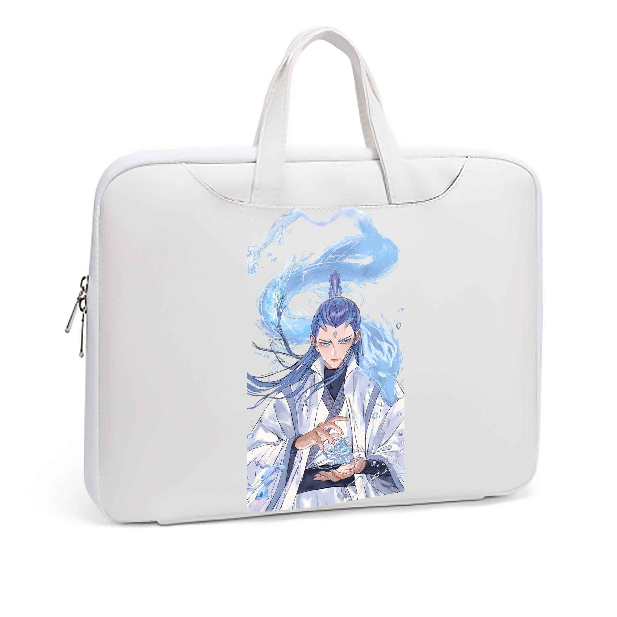 （画像用） Ne Zha 2 ナタ 魔童の大暴れ レザーラップトップバッグ　ノートパソコンケース