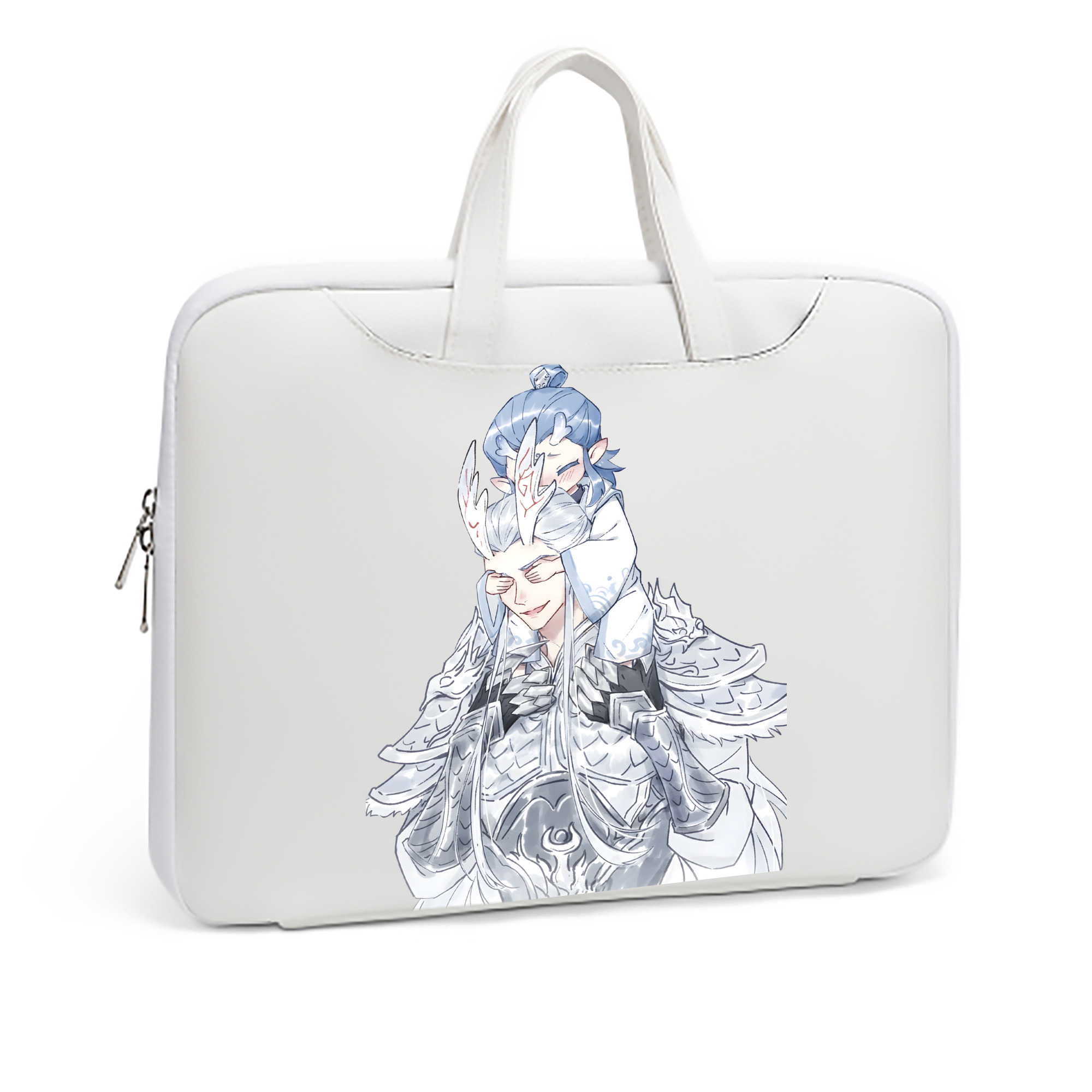 （画像用） Ne Zha 2 ナタ 魔童の大暴れ レザーラップトップバッグ　ノートパソコンケース