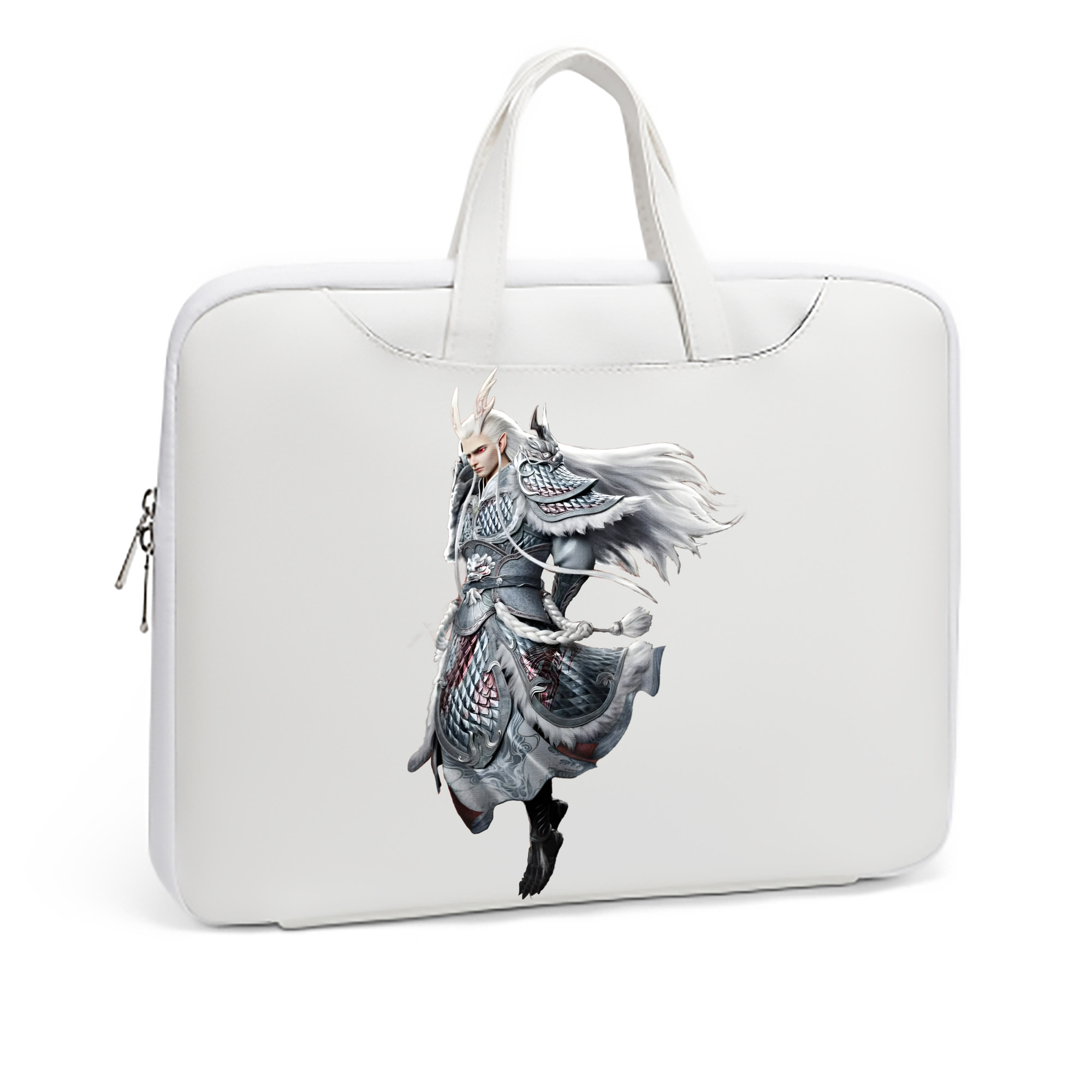 （画像用） Ne Zha 2 ナタ 魔童の大暴れ レザーラップトップバッグ　ノートパソコンケース