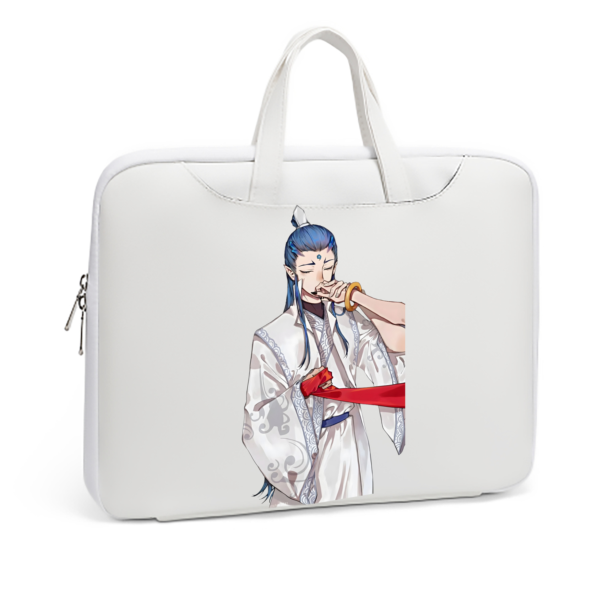 （画像用） Ne Zha 2 ナタ 魔童の大暴れ レザーラップトップバッグ　ノートパソコンケース