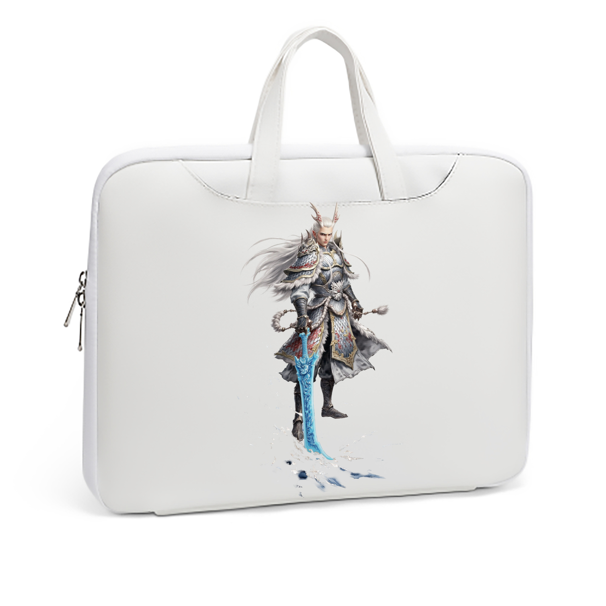 （画像用） Ne Zha 2 ナタ 魔童の大暴れ レザーラップトップバッグ　ノートパソコンケース