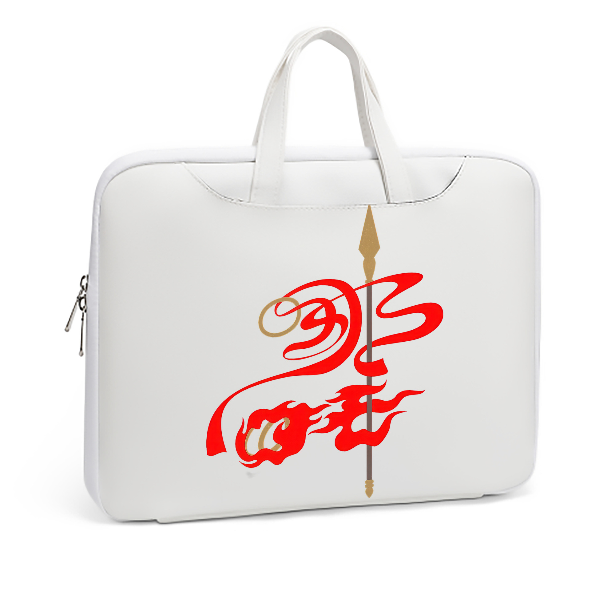 （画像用） Ne Zha 2 ナタ 魔童の大暴れ レザーラップトップバッグ　ノートパソコンケース