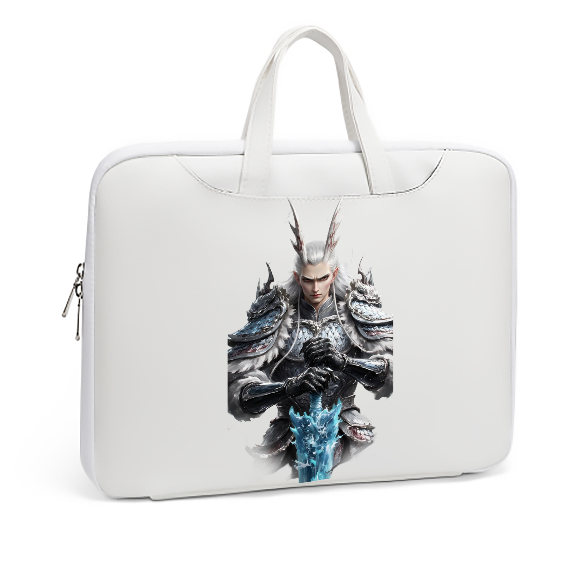 （画像用） Ne Zha 2 ナタ 魔童の大暴れ レザーラップトップバッグ　ノートパソコンケース