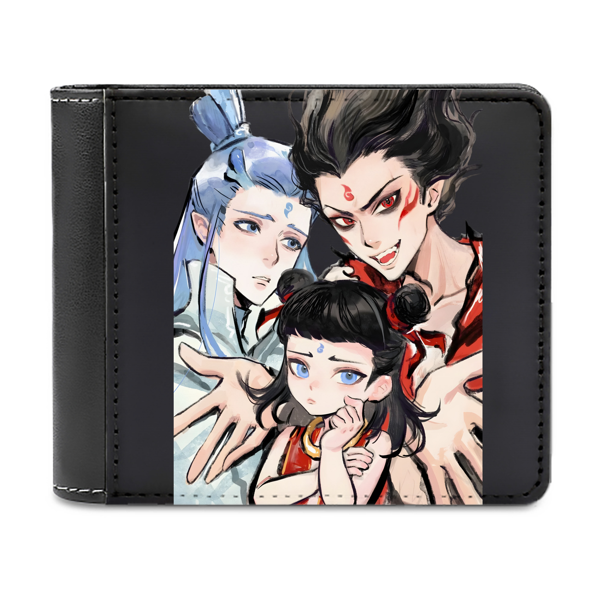 （画像用） Ne Zha 2 ナタ 魔童の大暴れ 二つ折り革財布