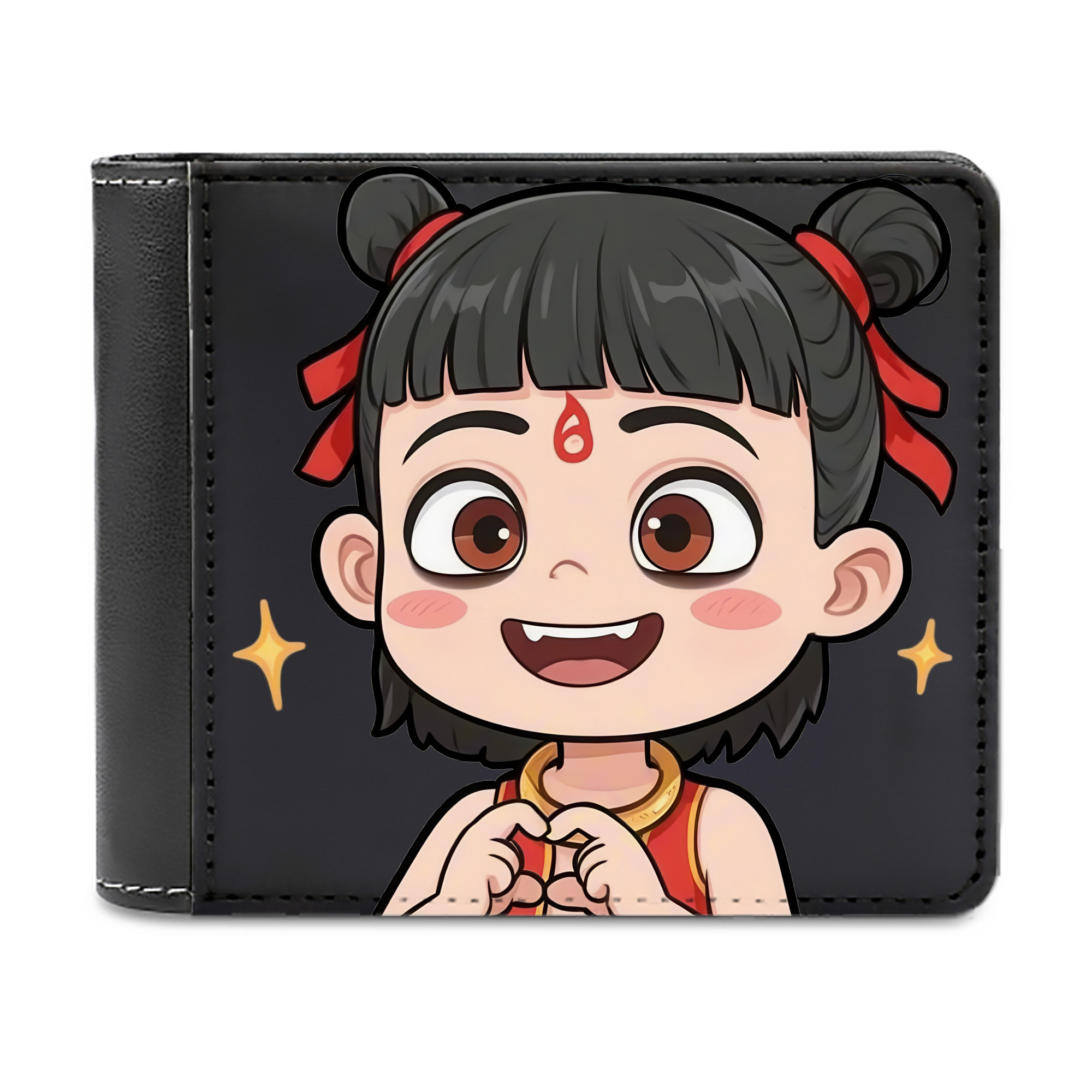 （画像用） Ne Zha 2 ナタ 魔童の大暴れ 二つ折り革財布