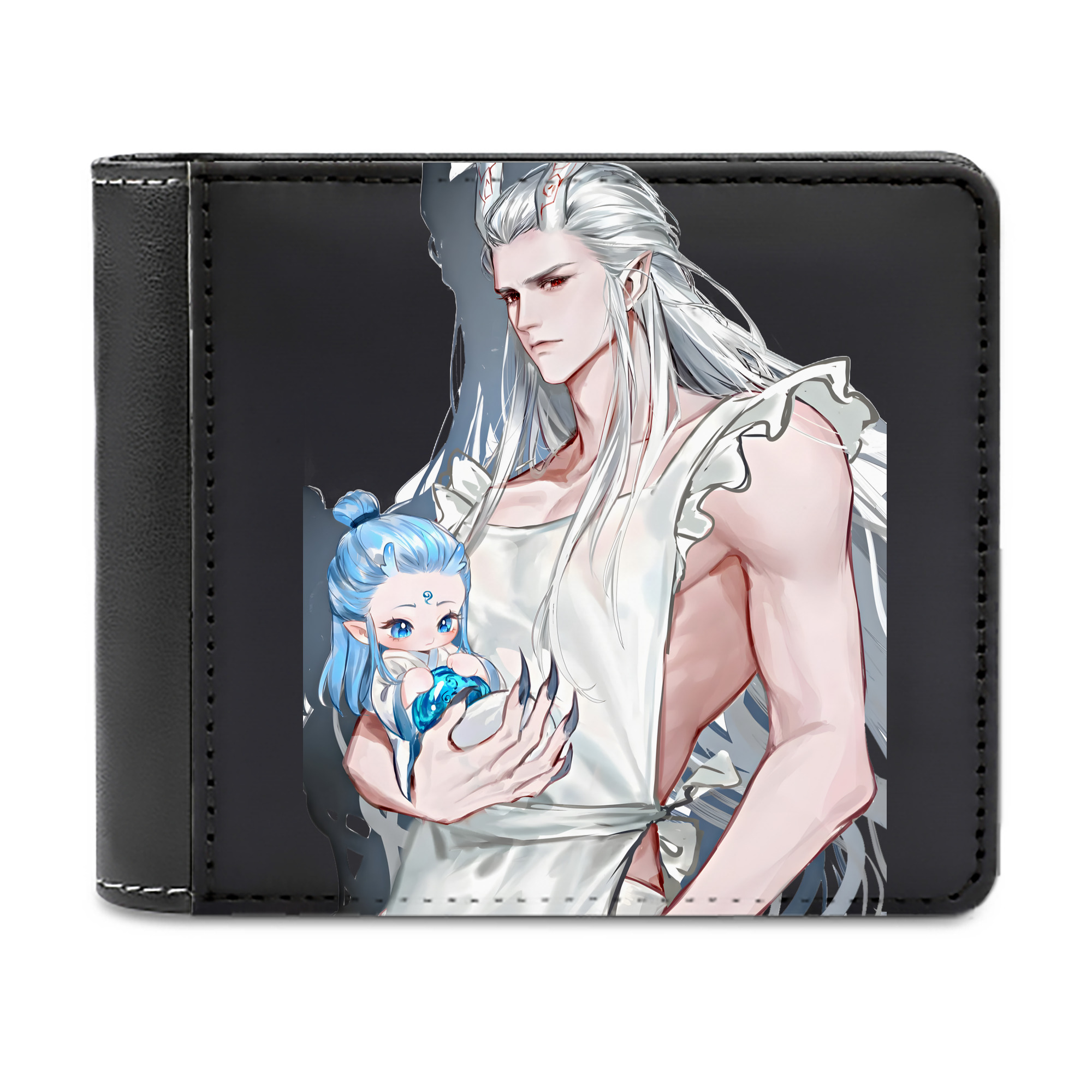 （画像用） Ne Zha 2 ナタ 魔童の大暴れ 二つ折り革財布