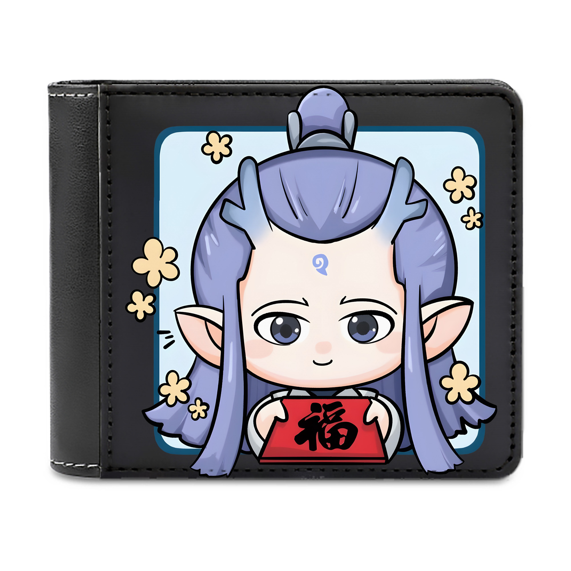 （画像用） Ne Zha 2 ナタ 魔童の大暴れ 二つ折り革財布