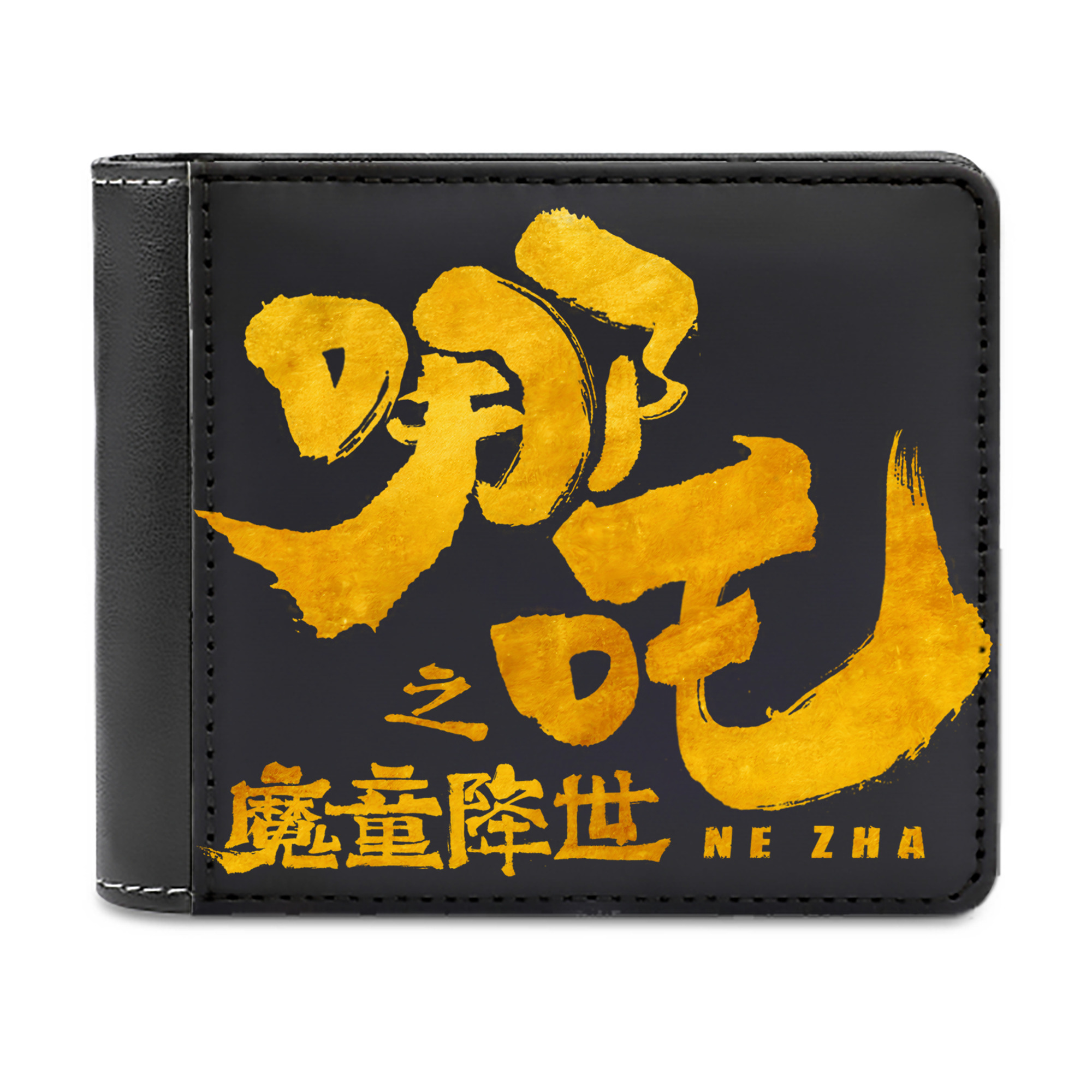 （画像用） Ne Zha 2 ナタ 魔童の大暴れ 二つ折り革財布