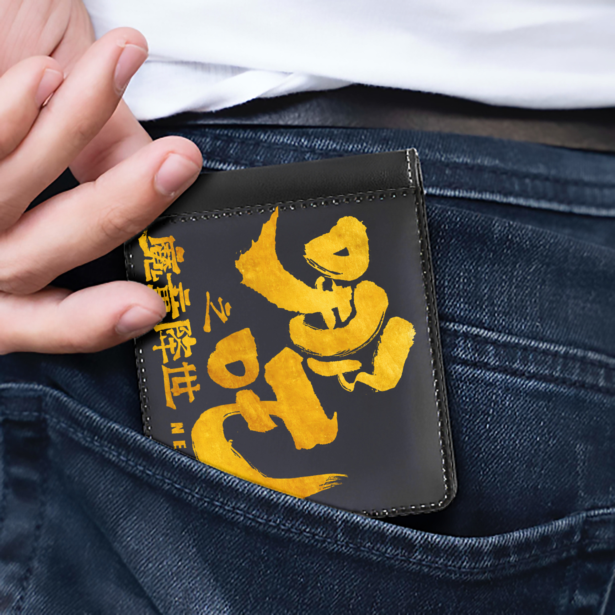 （画像用） Ne Zha 2 ナタ 魔童の大暴れ 二つ折り革財布