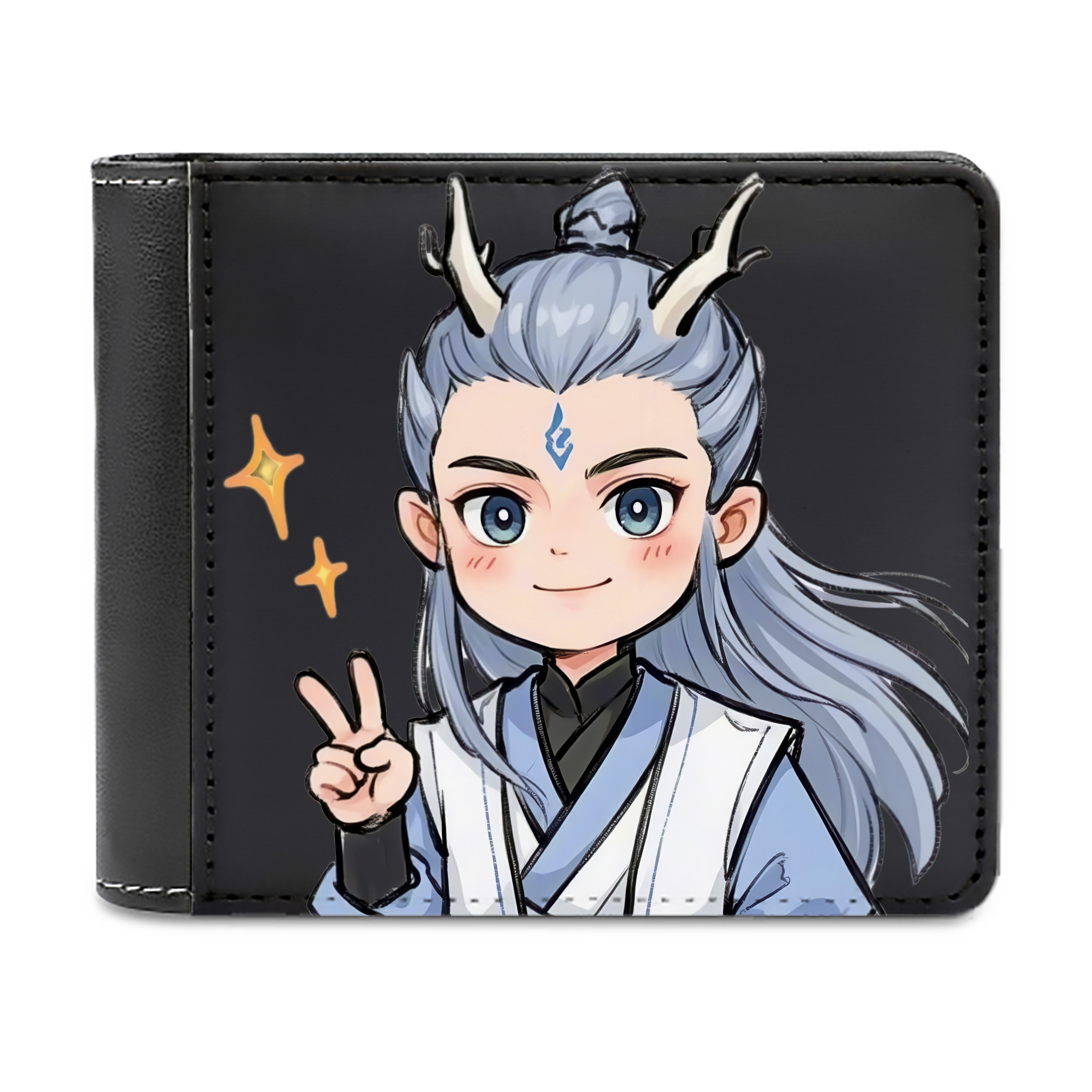 （画像用） Ne Zha 2 ナタ 魔童の大暴れ 二つ折り革財布