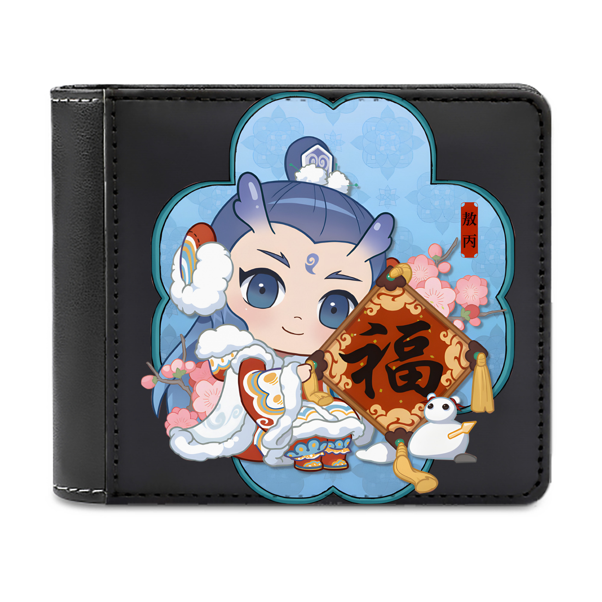 （画像用） Ne Zha 2 ナタ 魔童の大暴れ 二つ折り革財布