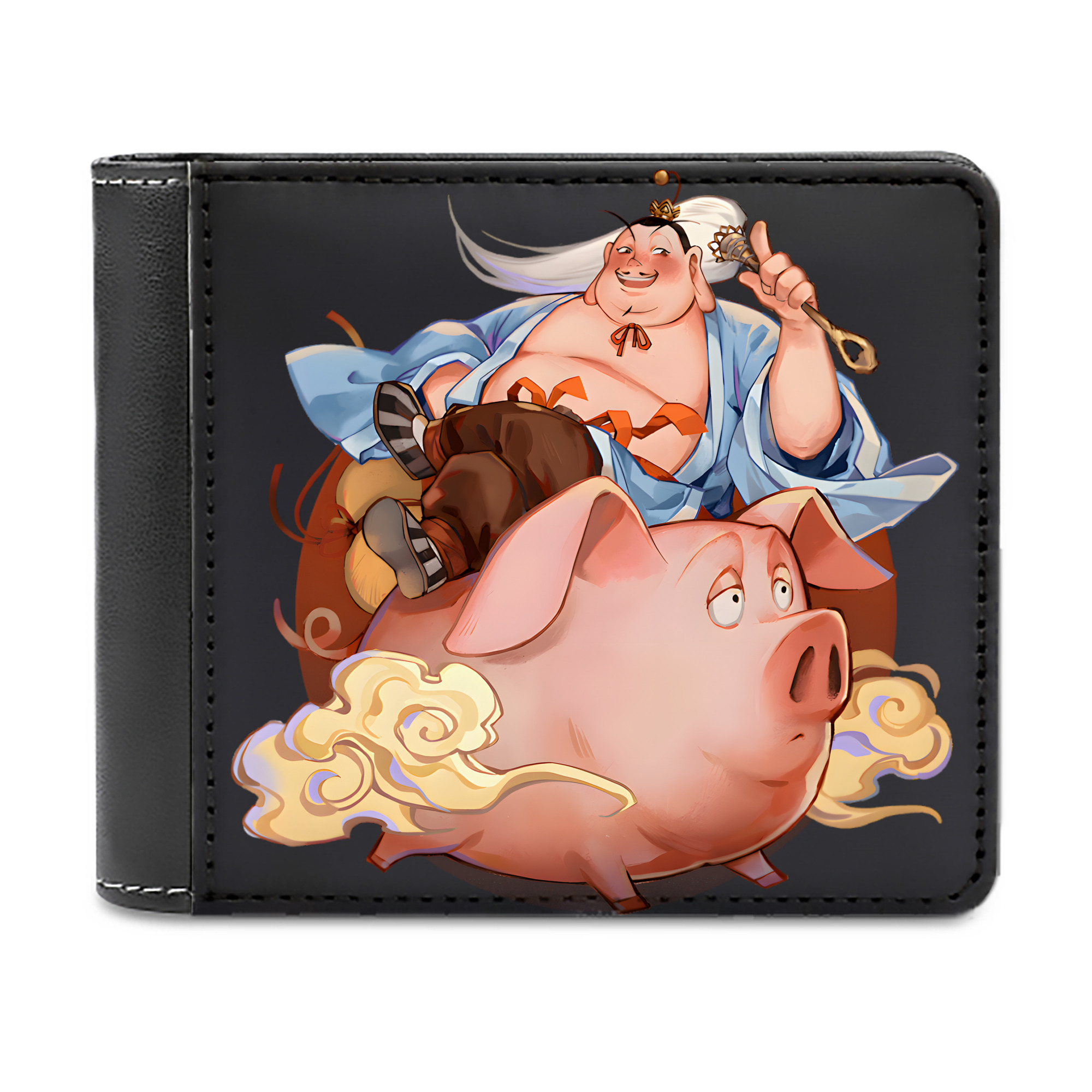（画像用） Ne Zha 2 ナタ 魔童の大暴れ 二つ折り革財布