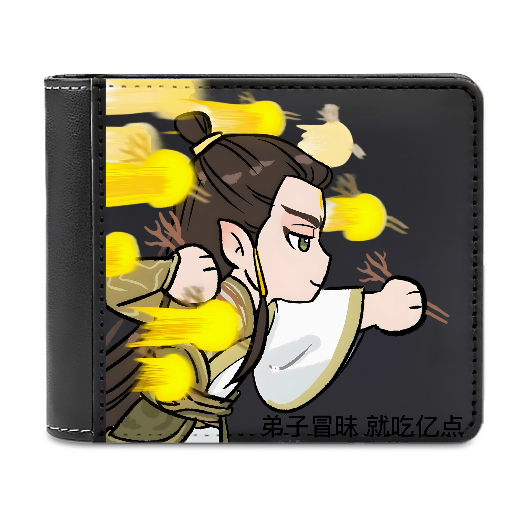 （画像用） Ne Zha 2 ナタ 魔童の大暴れ 二つ折り革財布