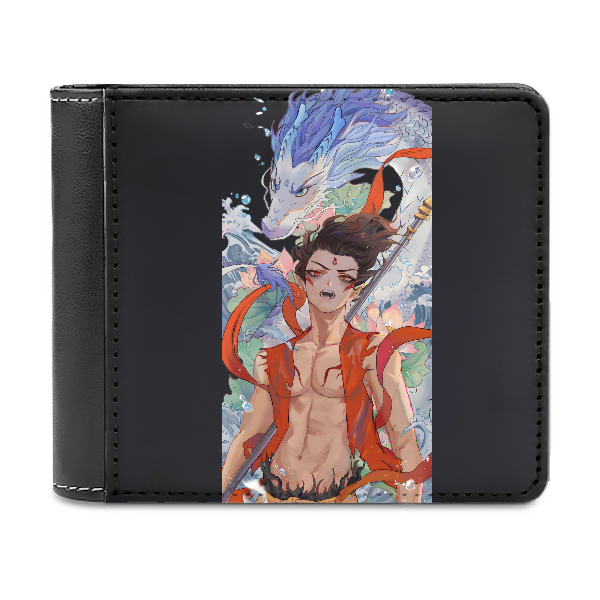（画像用） Ne Zha 2 ナタ 魔童の大暴れ 二つ折り革財布