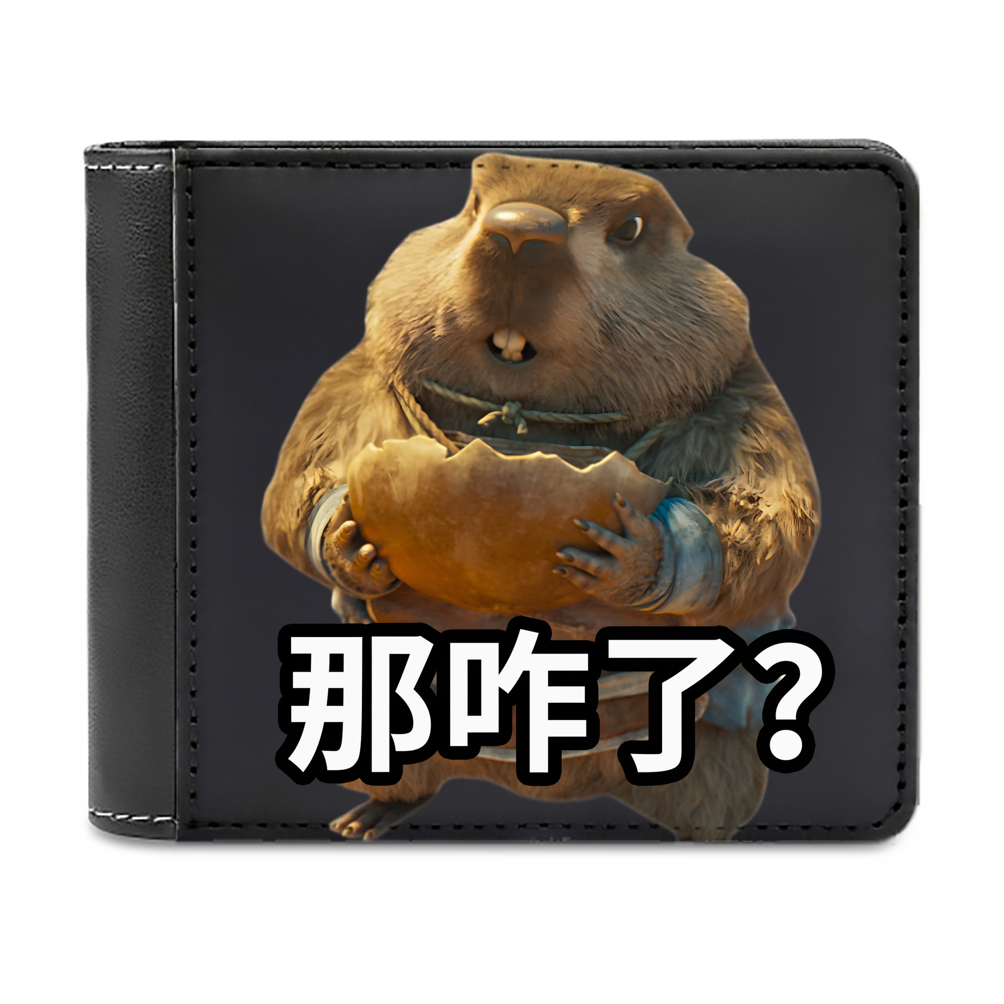 （画像用） Ne Zha 2 ナタ 魔童の大暴れ 二つ折り革財布