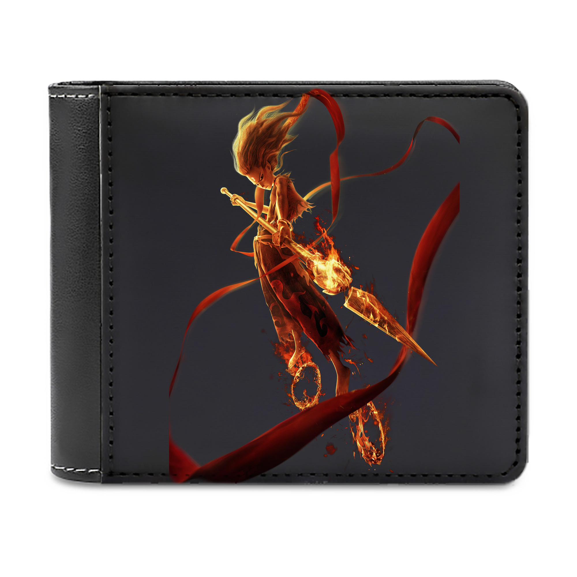 （画像用） Ne Zha 2 ナタ 魔童の大暴れ 二つ折り革財布