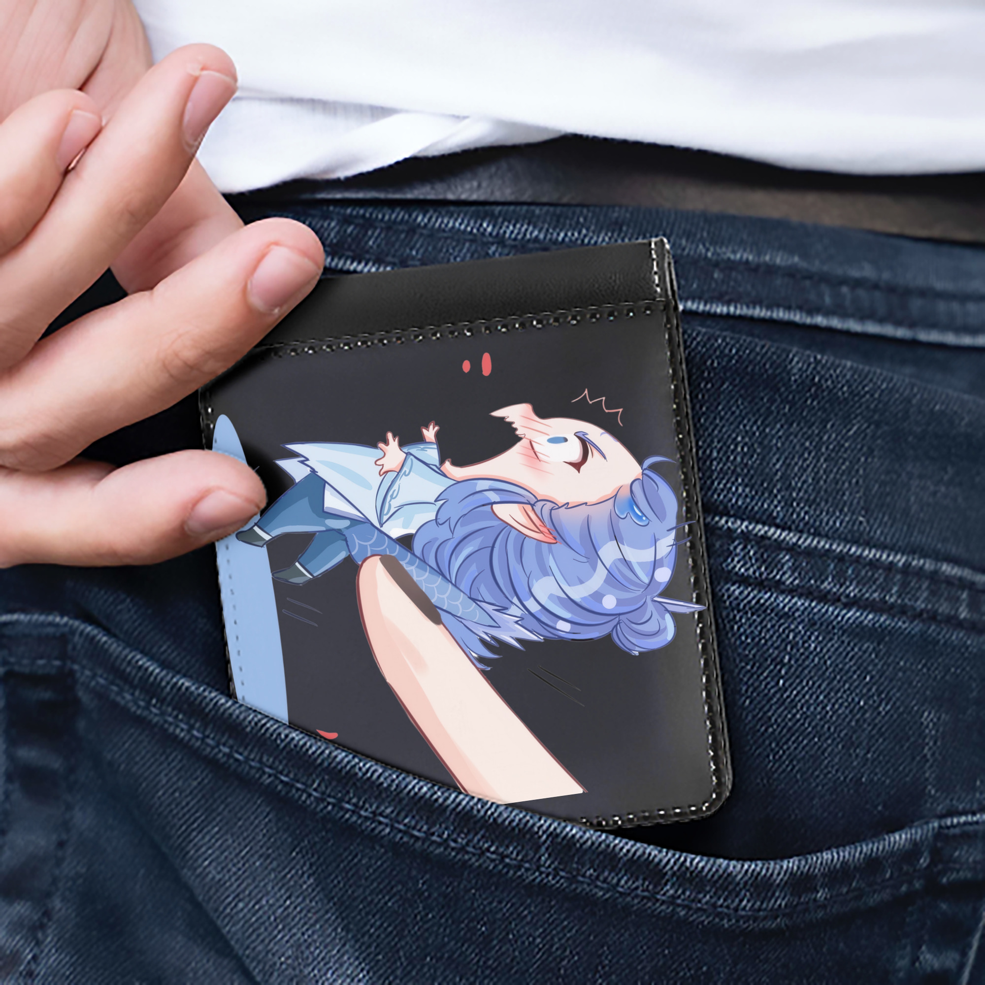 （画像用） Ne Zha 2 ナタ 魔童の大暴れ 二つ折り革財布