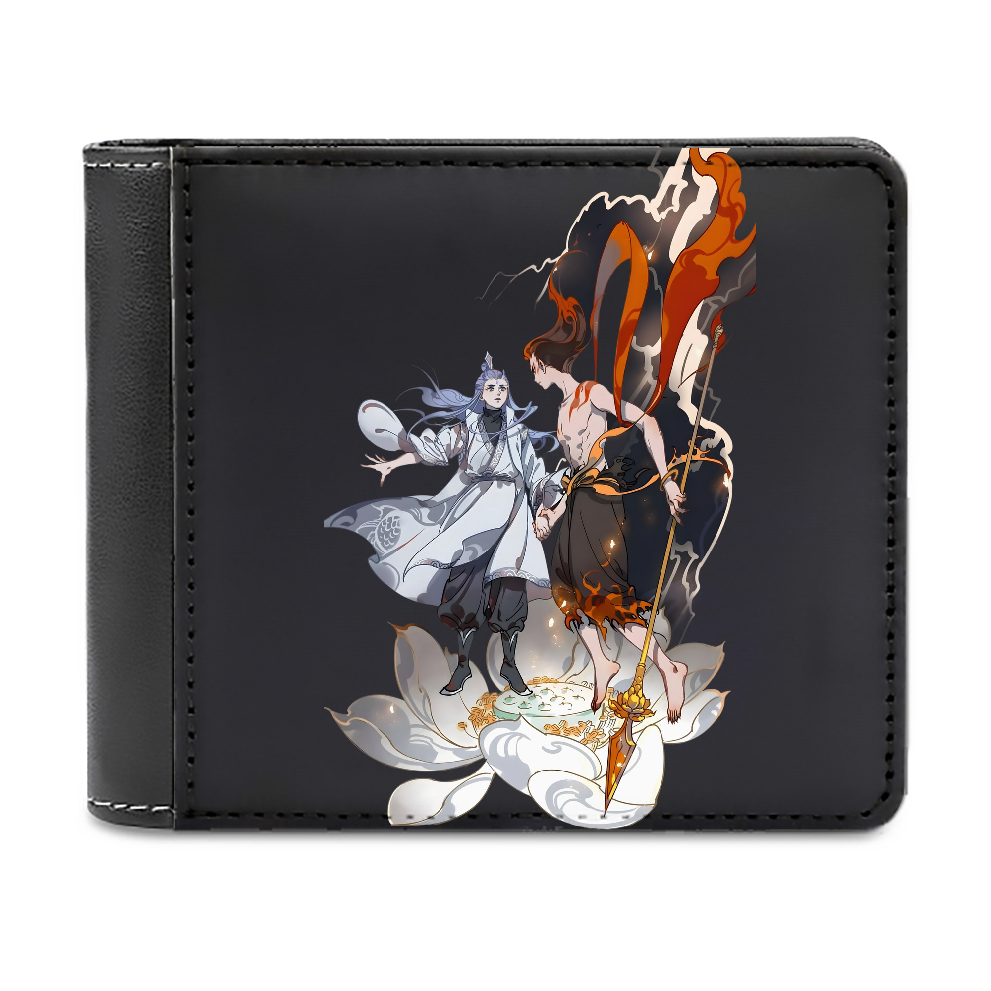 （画像用） Ne Zha 2 ナタ 魔童の大暴れ 二つ折り革財布