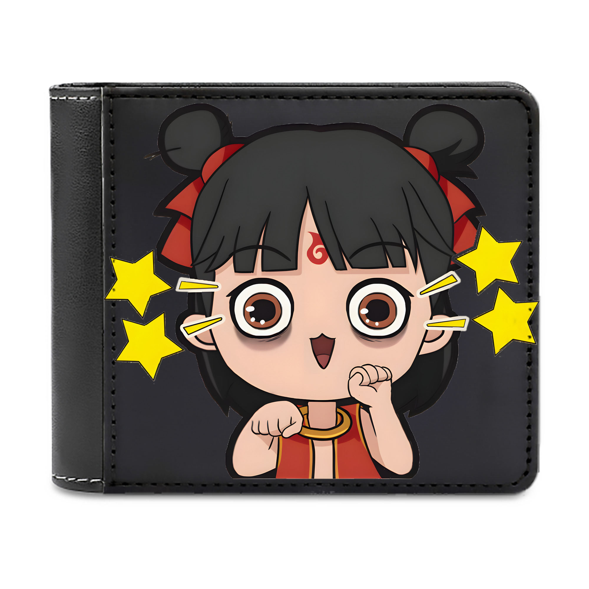 （画像用） Ne Zha 2 ナタ 魔童の大暴れ 二つ折り革財布