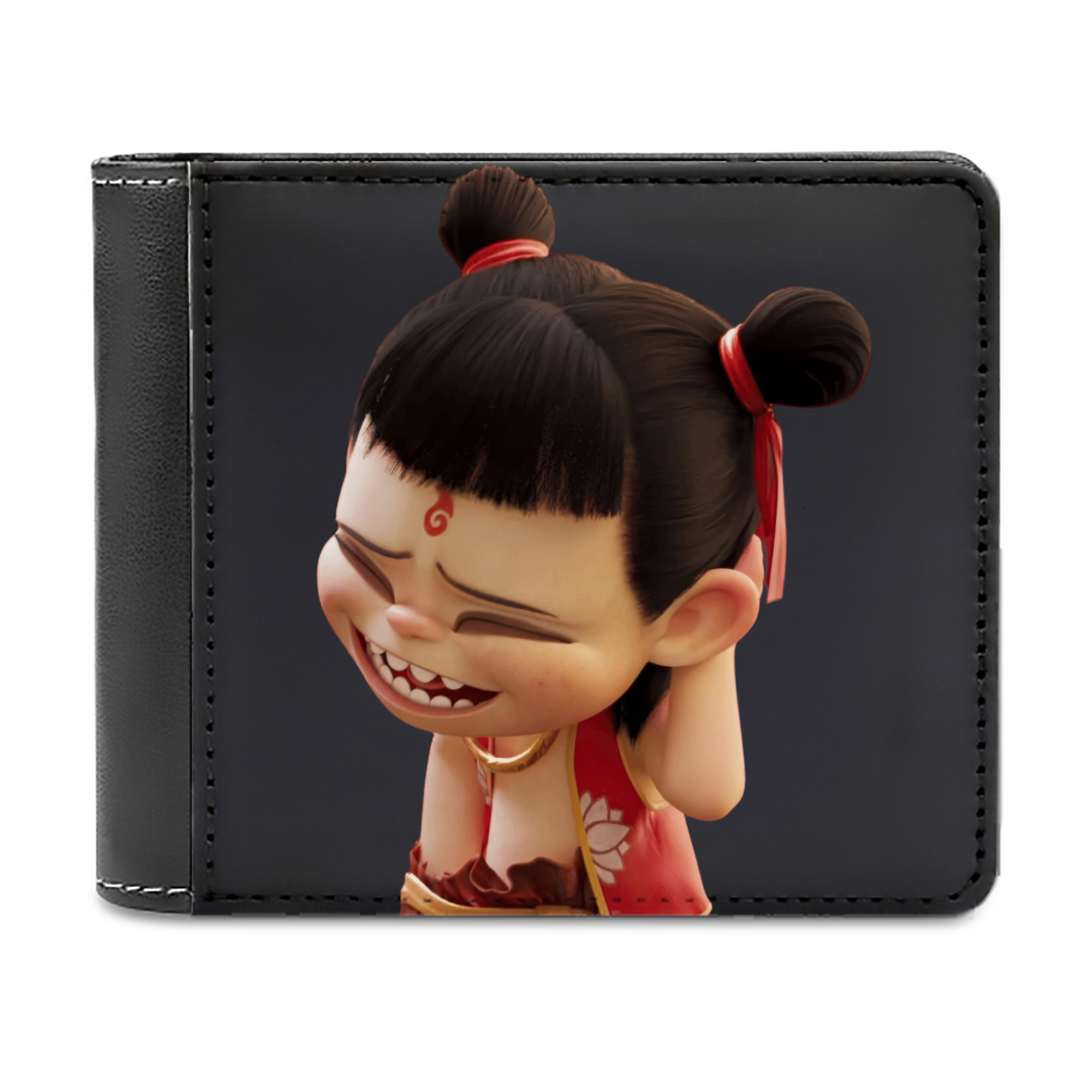 （画像用） Ne Zha 2 ナタ 魔童の大暴れ 二つ折り革財布