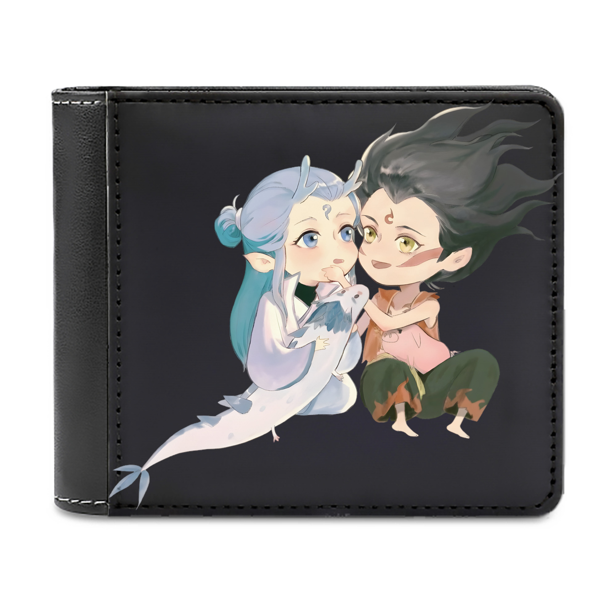 （画像用） Ne Zha 2 ナタ 魔童の大暴れ 二つ折り革財布