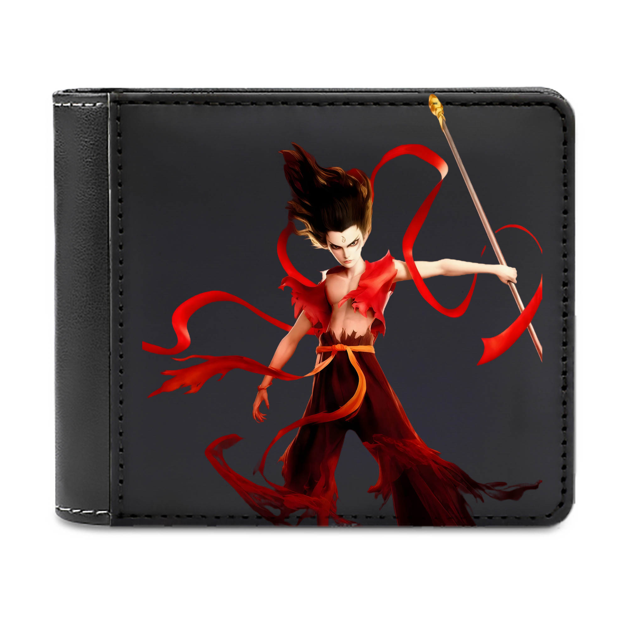（画像用） Ne Zha 2 ナタ 魔童の大暴れ 二つ折り革財布