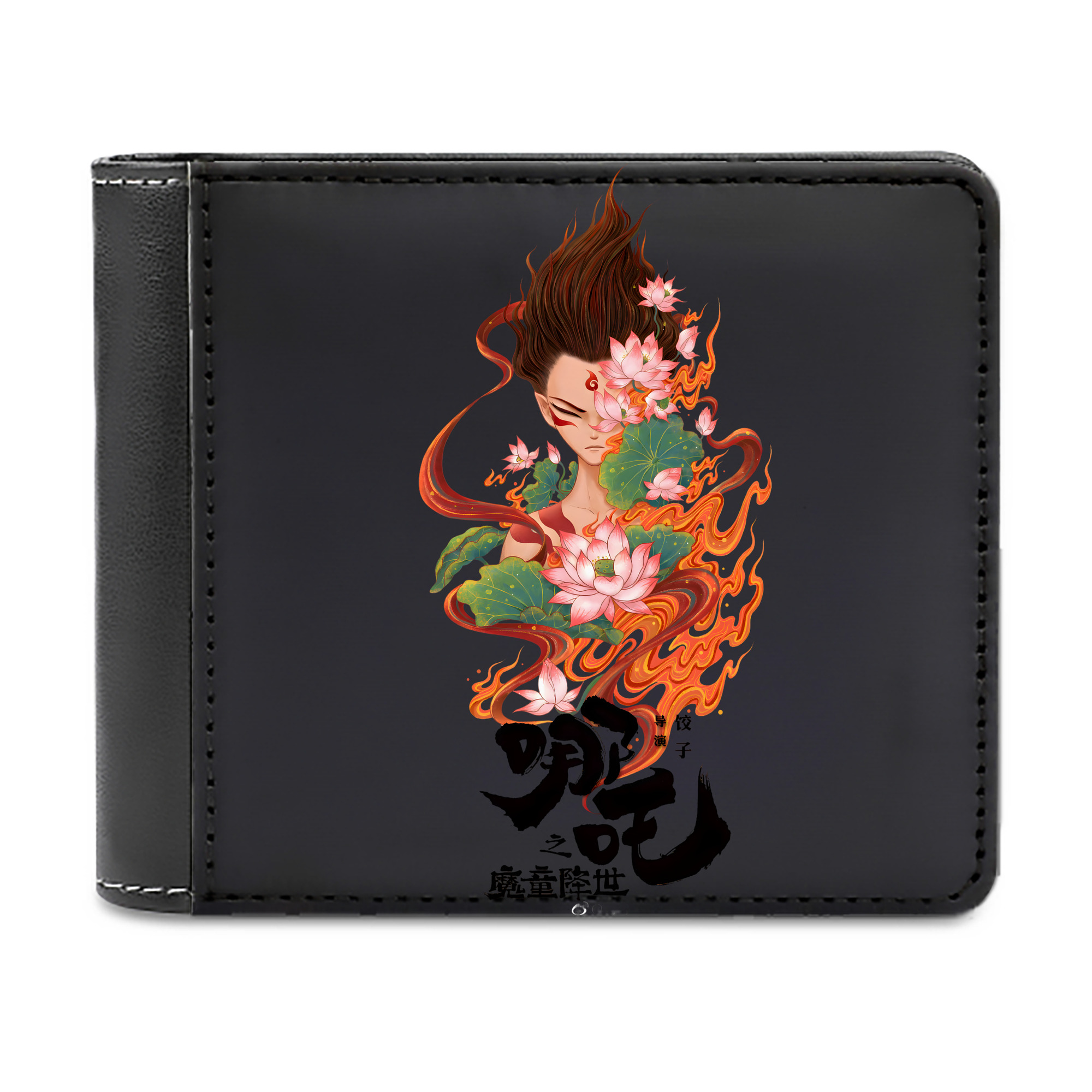 （画像用） Ne Zha 2 ナタ 魔童の大暴れ 二つ折り革財布