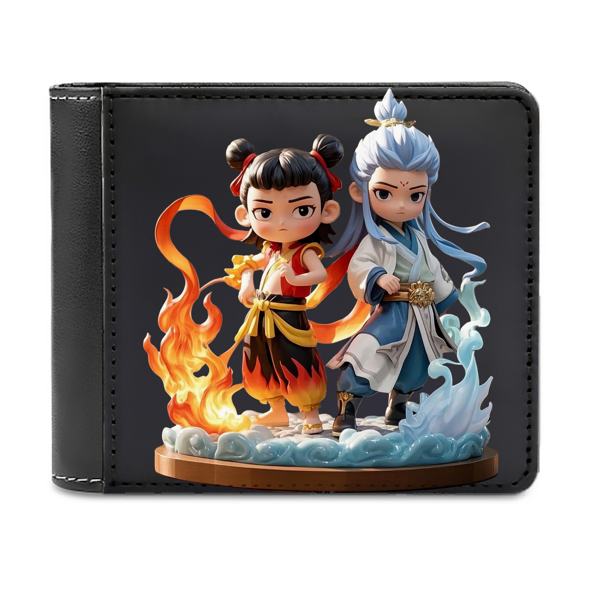 （画像用） Ne Zha 2 ナタ 魔童の大暴れ 二つ折り革財布
