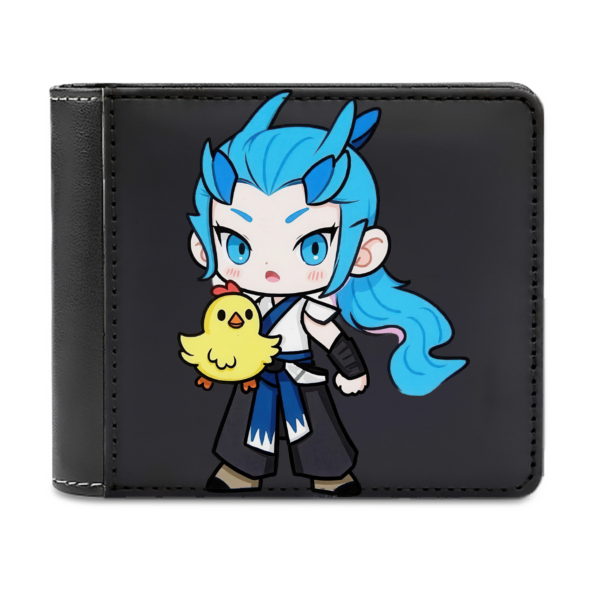 （画像用） Ne Zha 2 ナタ 魔童の大暴れ 二つ折り革財布