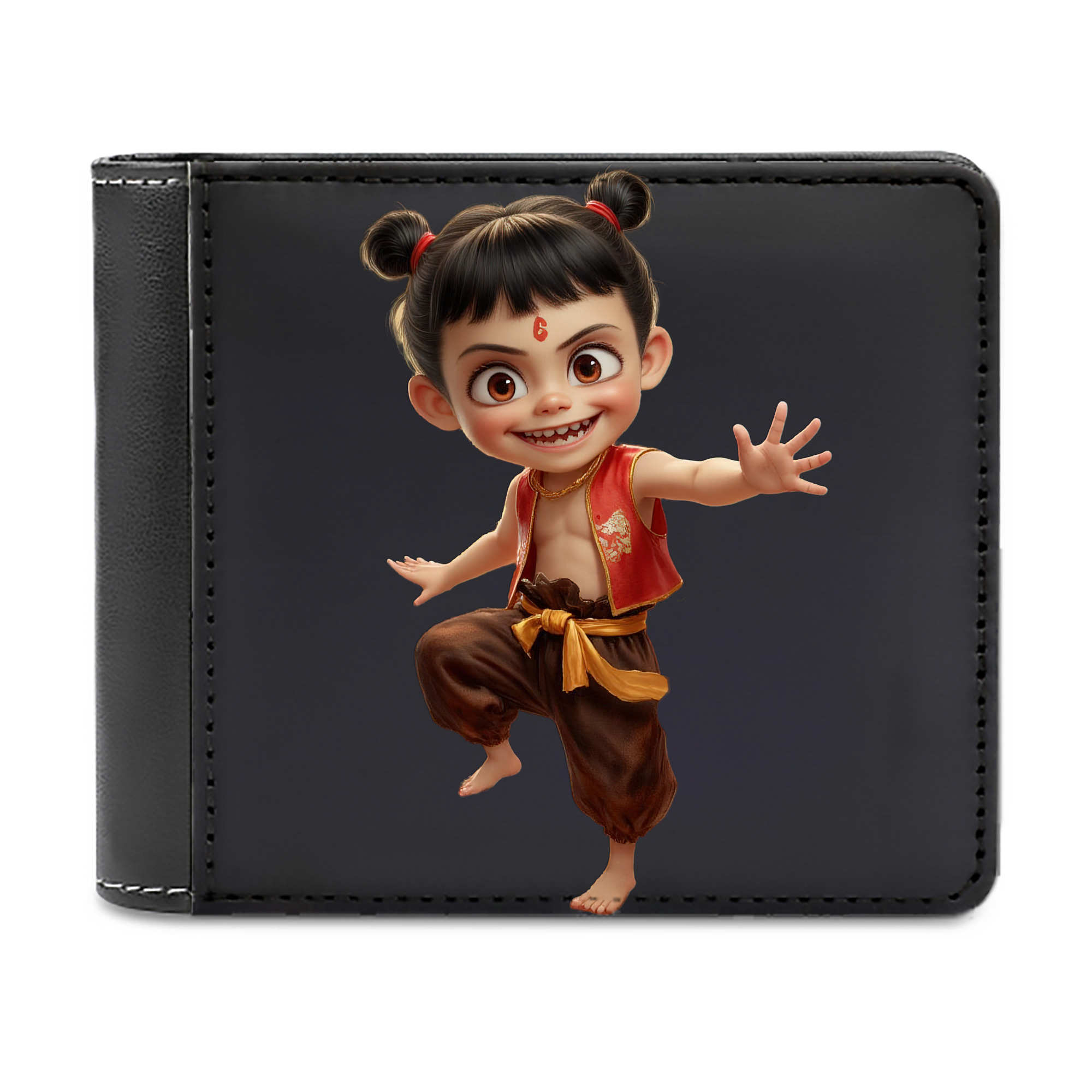 （画像用） Ne Zha 2 ナタ 魔童の大暴れ 二つ折り革財布