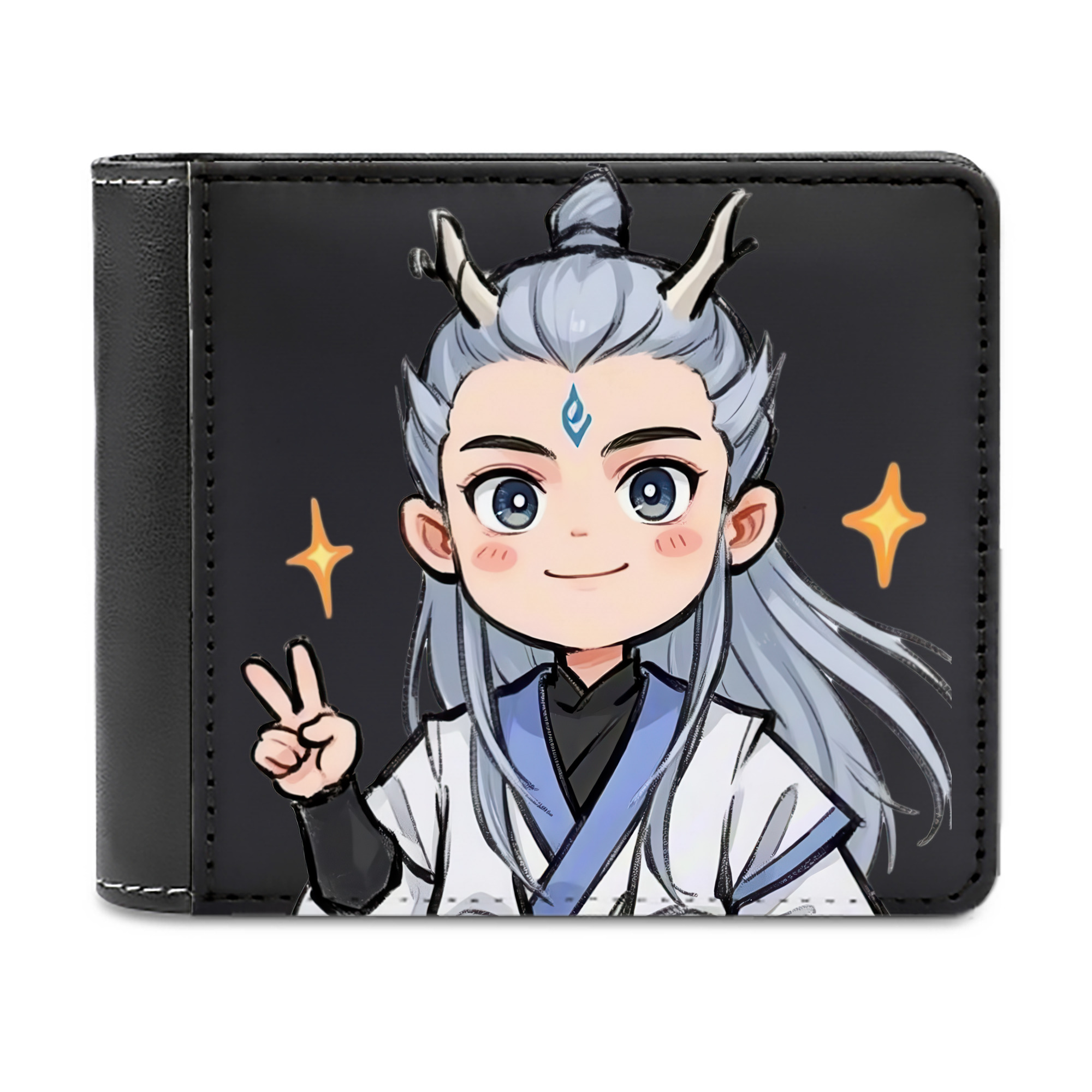 （画像用） Ne Zha 2 ナタ 魔童の大暴れ 二つ折り革財布