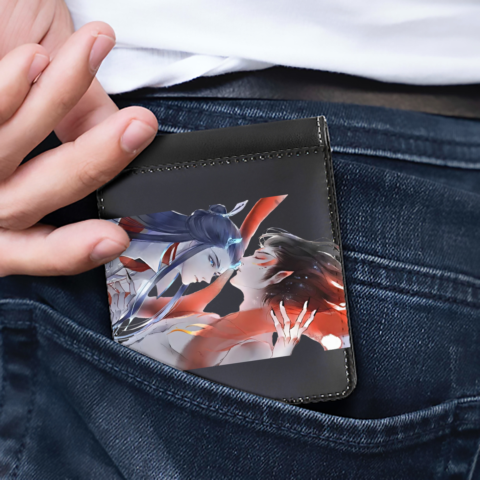 （画像用） Ne Zha 2 ナタ 魔童の大暴れ 二つ折り革財布