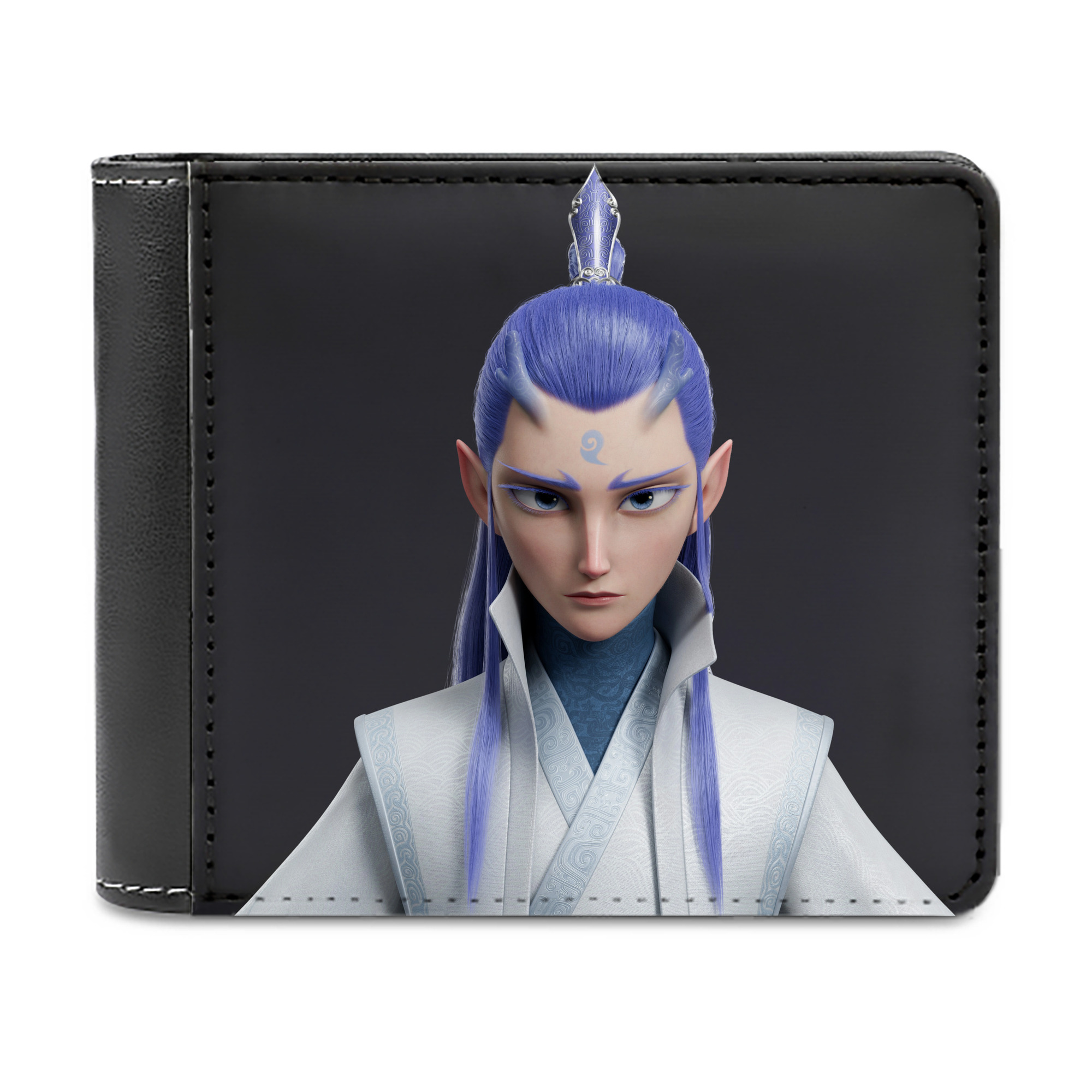 （画像用） Ne Zha 2 ナタ 魔童の大暴れ 二つ折り革財布