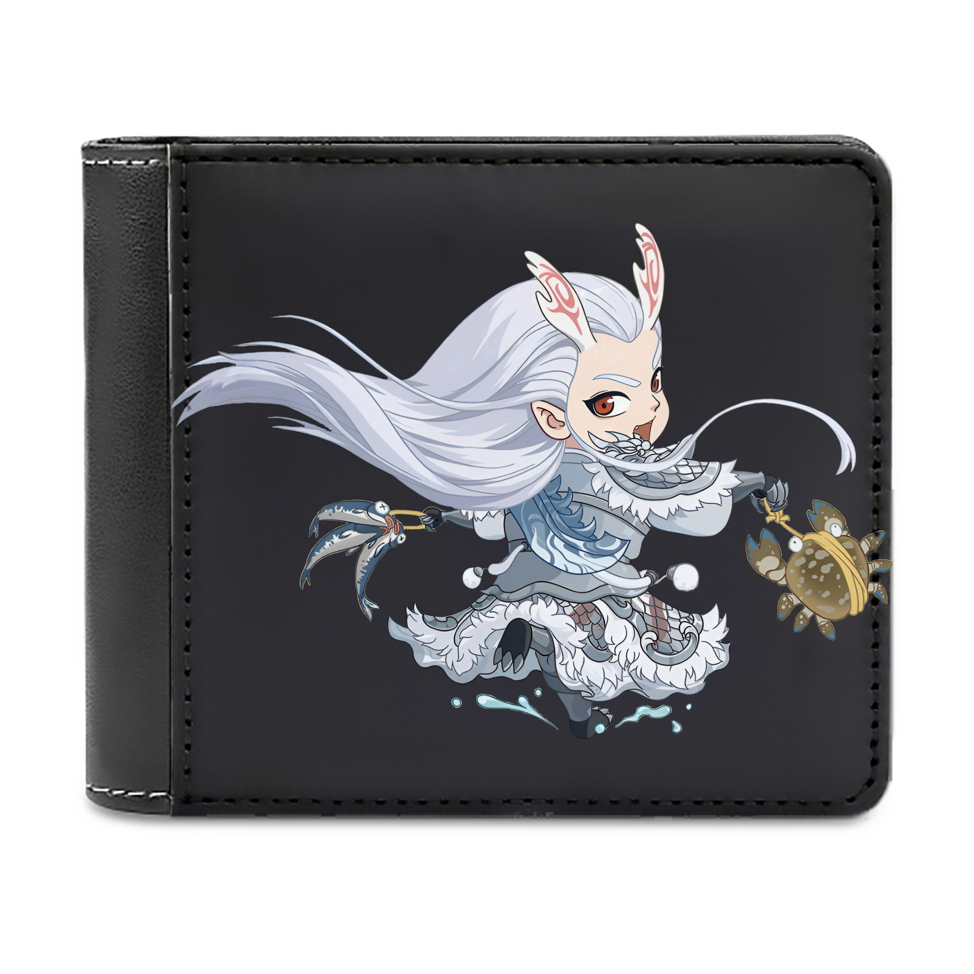 （画像用） Ne Zha 2 ナタ 魔童の大暴れ 二つ折り革財布